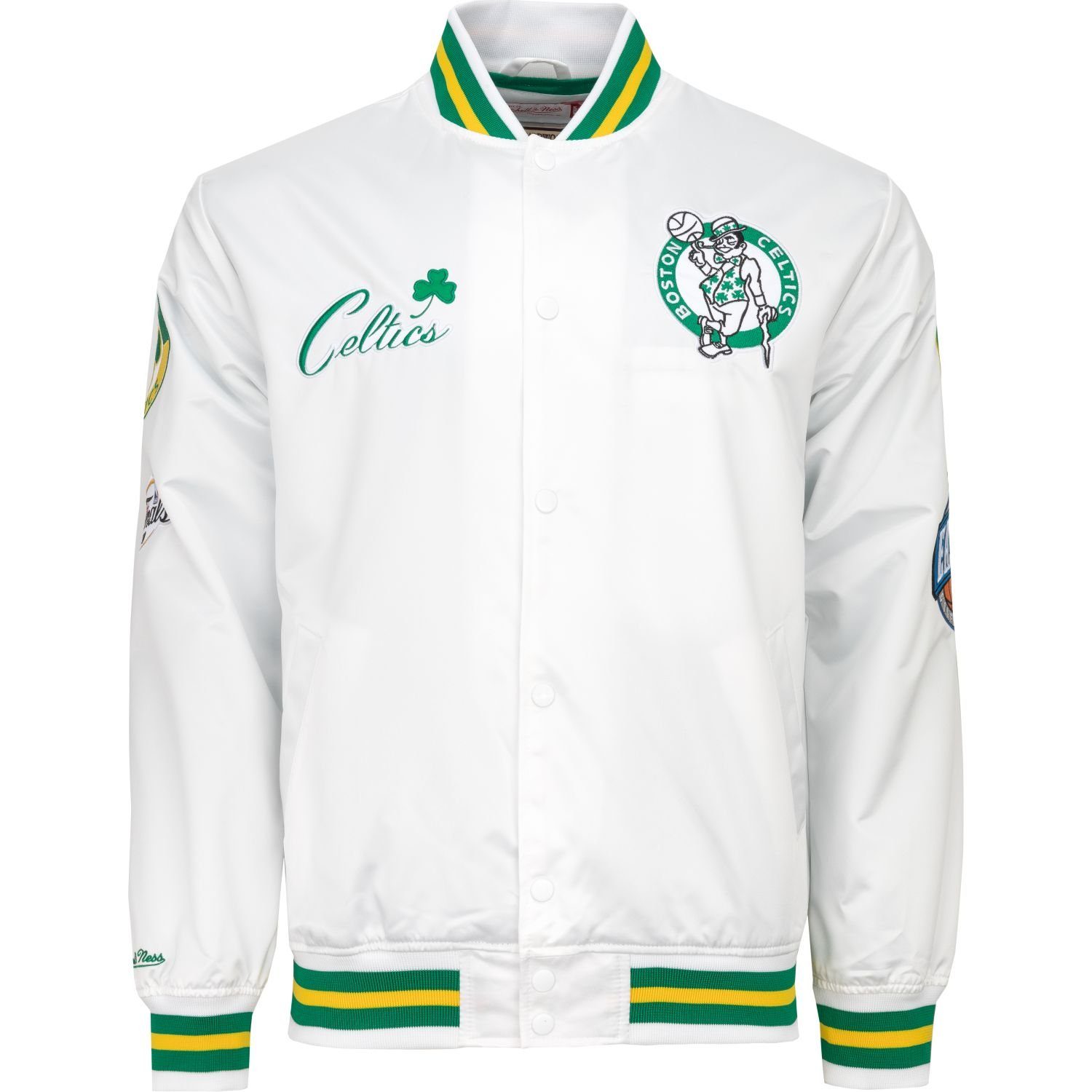 & Collection Satin Ness Mitchell Collegejacke Celtics City Boston