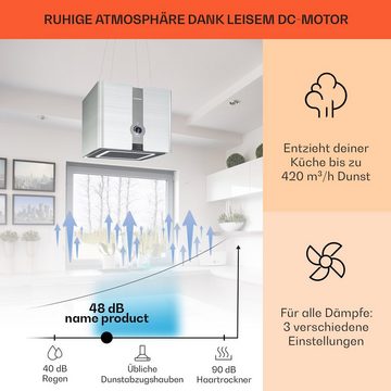 Klarstein Deckenhaube Serie CGCH6-Futurelight-SL Futurelight Smart, Inselhaube Abzughaube Dunstabzugshaube