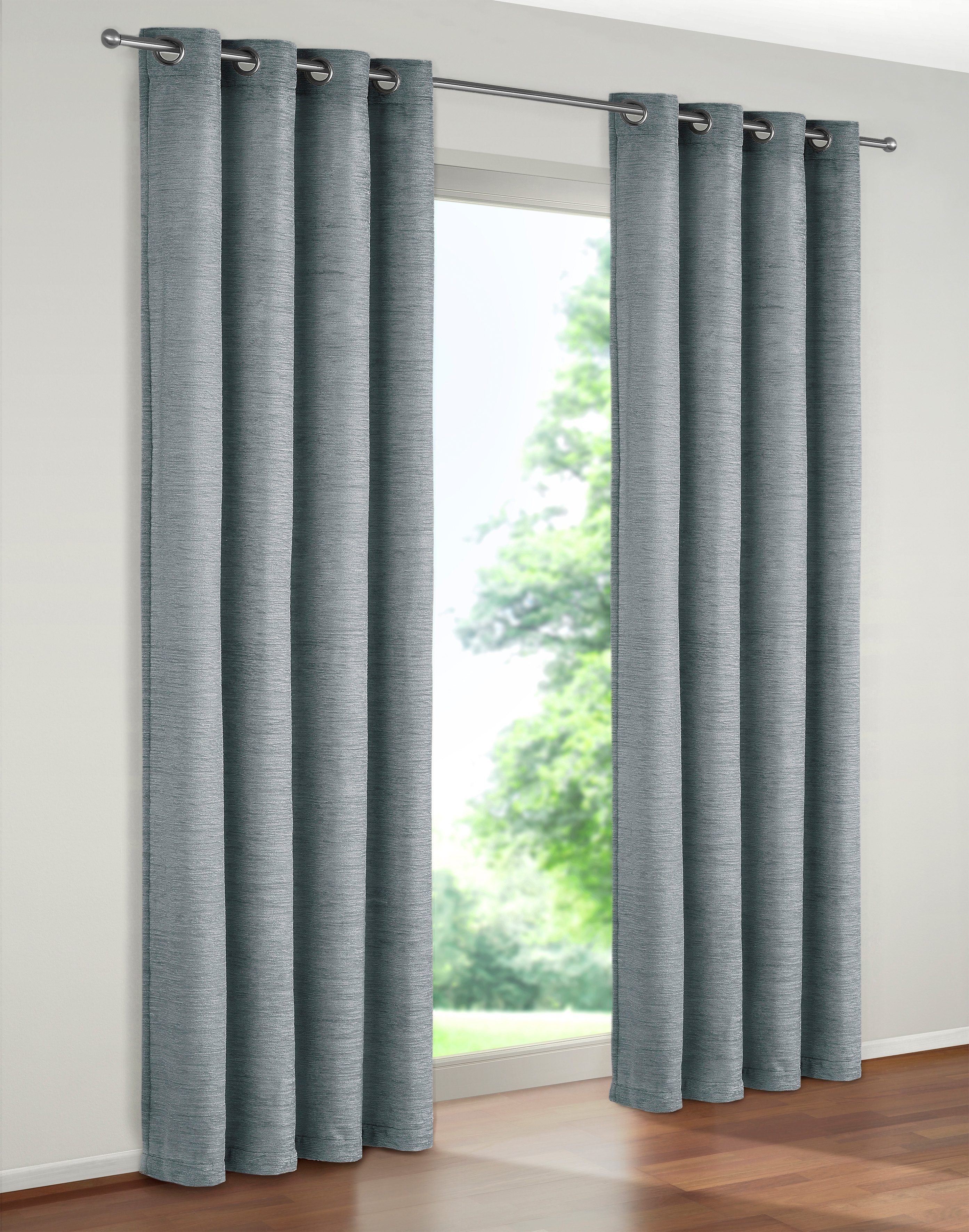 Wirth Vorhang Holmsund 288g/qm (1 St), Ösen, blickdicht, Chenille