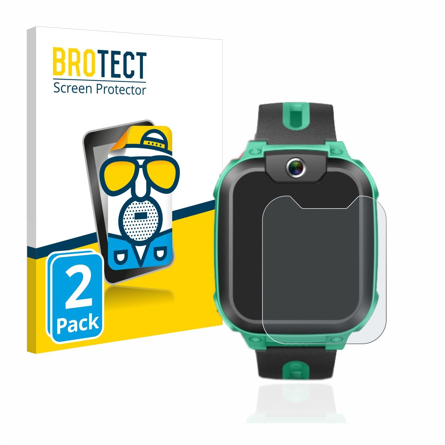 BROTECT Displayschutzfolie Schutzfolie für Imoo Watch Phone Z1, 2 Stück, Displayschutz Schutz Folie Matt Entspiegelungsfolie