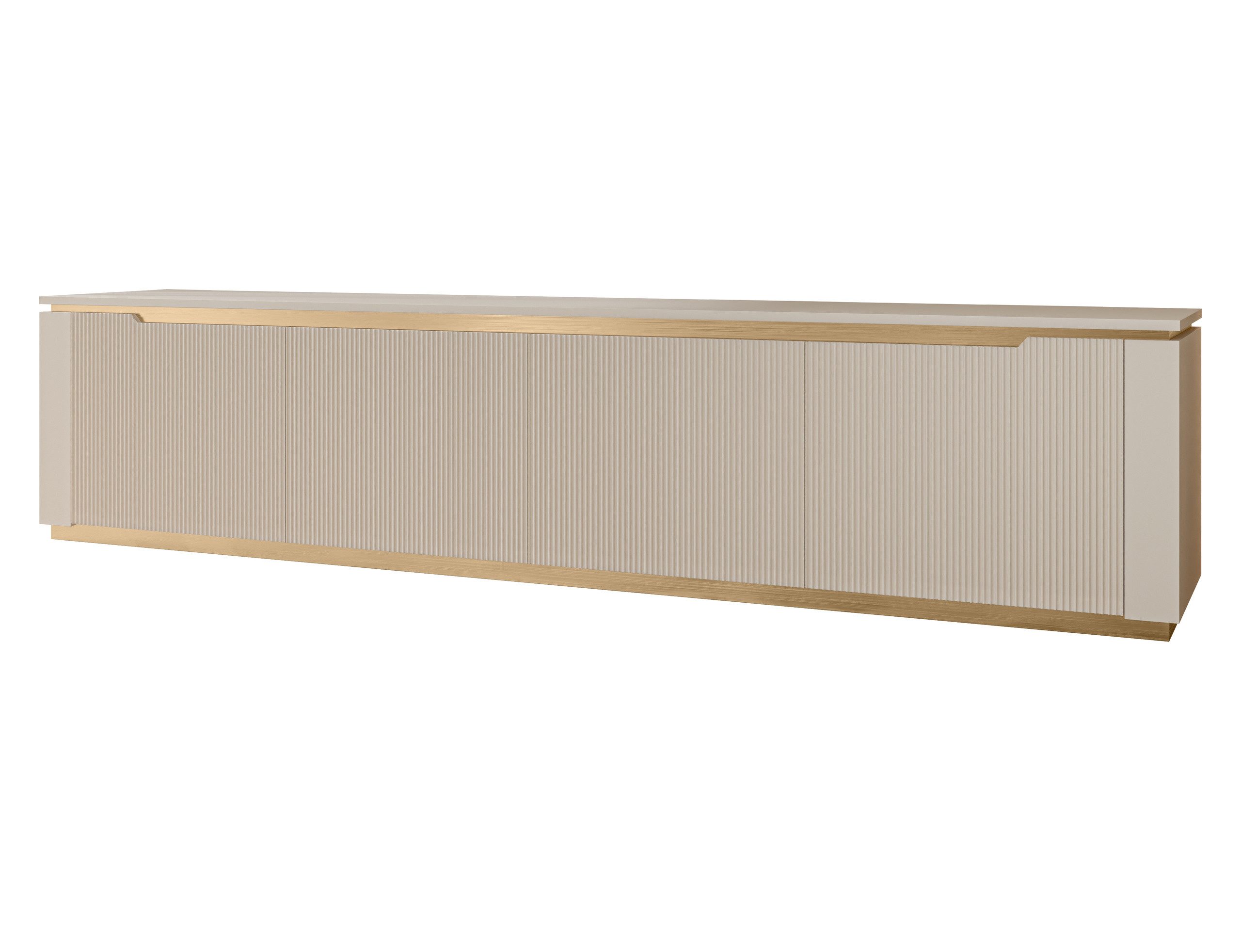 MIRJAN24 TV-Schrank Hilafin 4K (mit vier Klappen) 219x40x50 cm