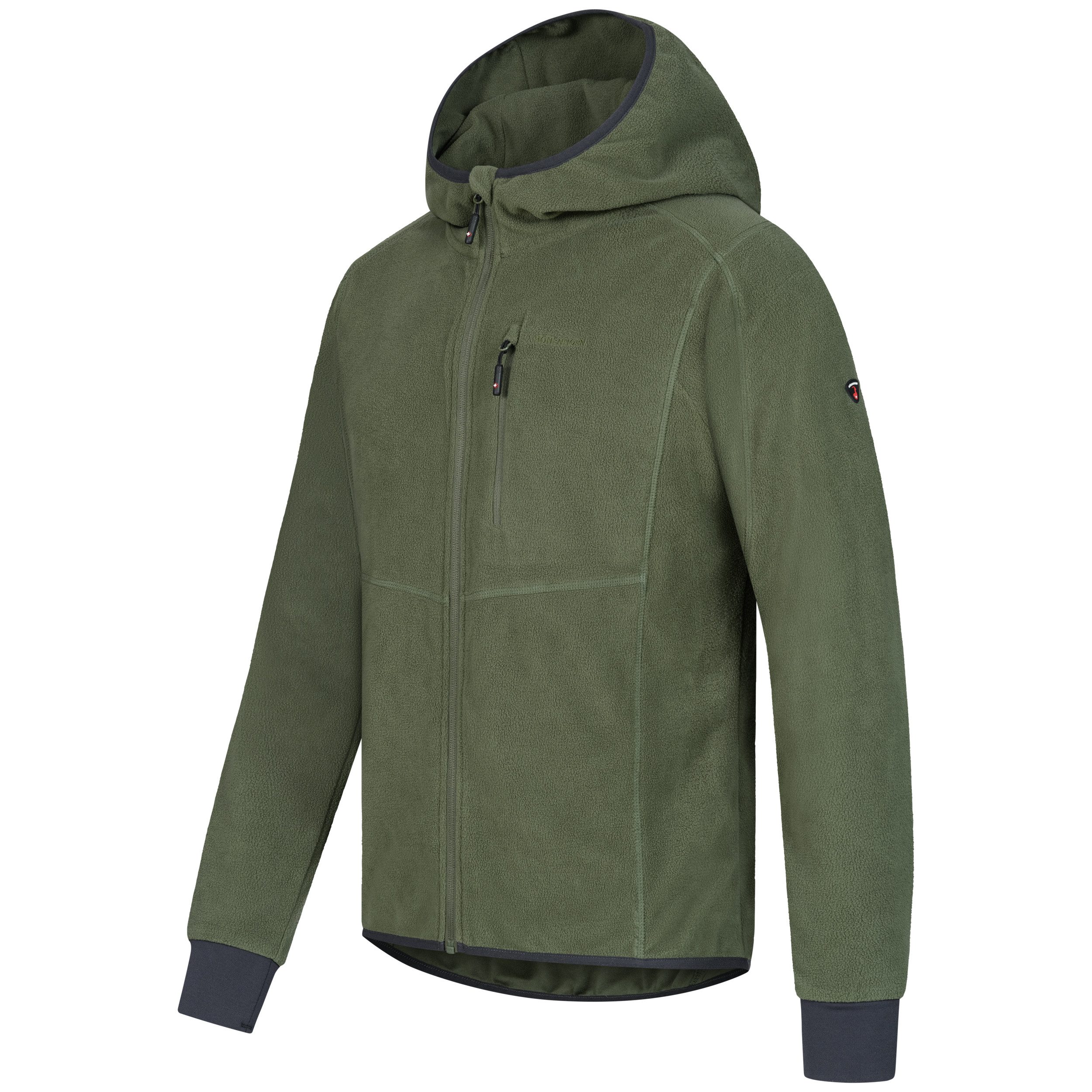 Hoodie Apennin Herren Leichter Fleece Sweatshirt Full Zip Microfleece