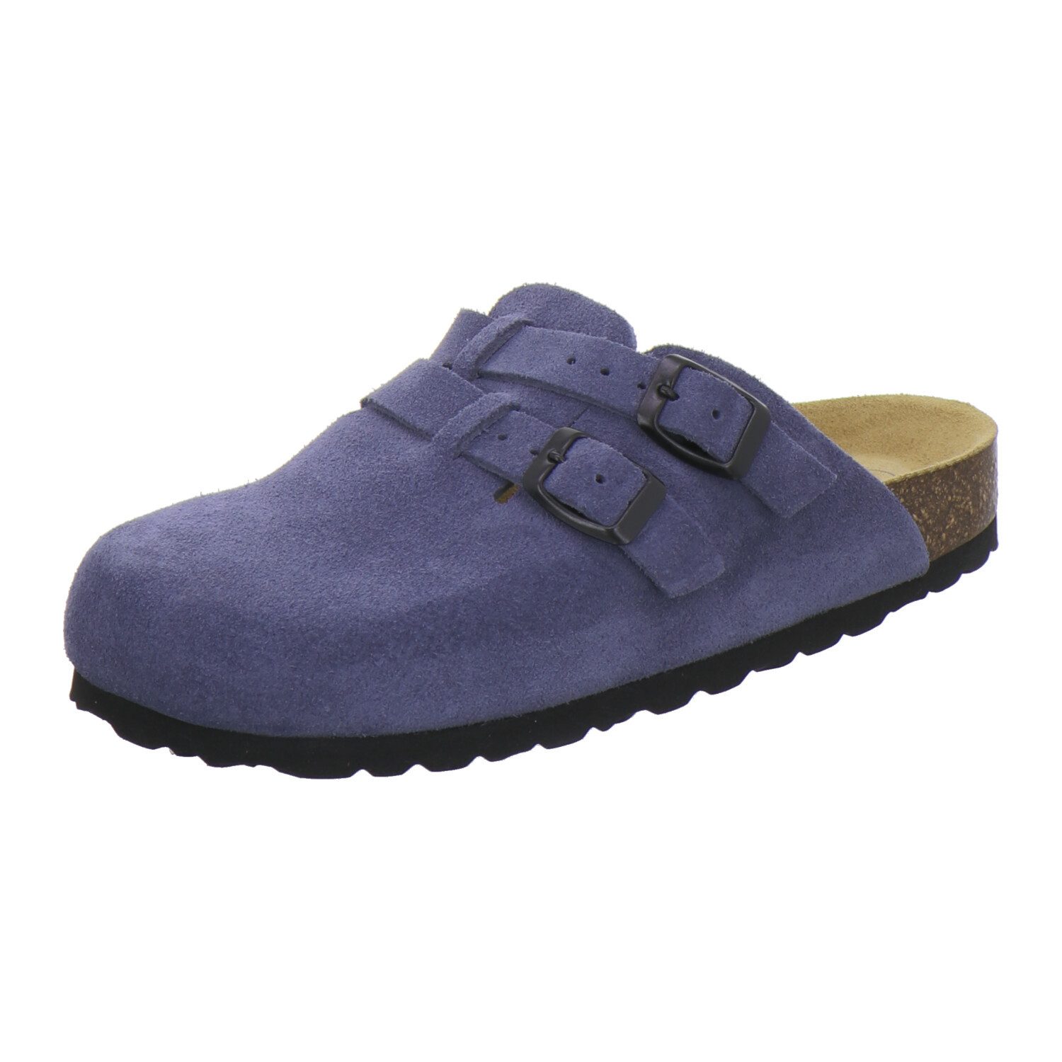 AFS-Schuhe 290253 Clogs Pantolette für Damen aus Leder mit Fußbett, Hausschuhe Made in Germany