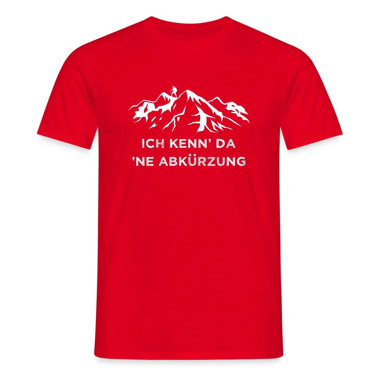 T-Shirt Ich Kenn Da Ne Abkürzung Lustiger Wandern Spruch Männer T-Shirt