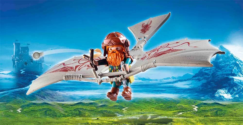Playmobil® Actionfigur 9342 - Knights - Zwergenflugmaschine