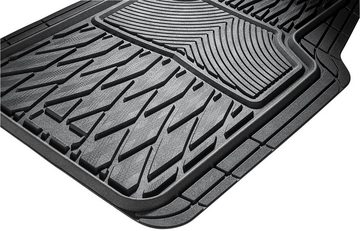 CarFashion Universal-Fußmatten Allwetter Auto Fußmatten Set Macao (4 St), Kombi/PKW, universal passend, zuschneidbar, wasserabweisend, rutschsicher, robust