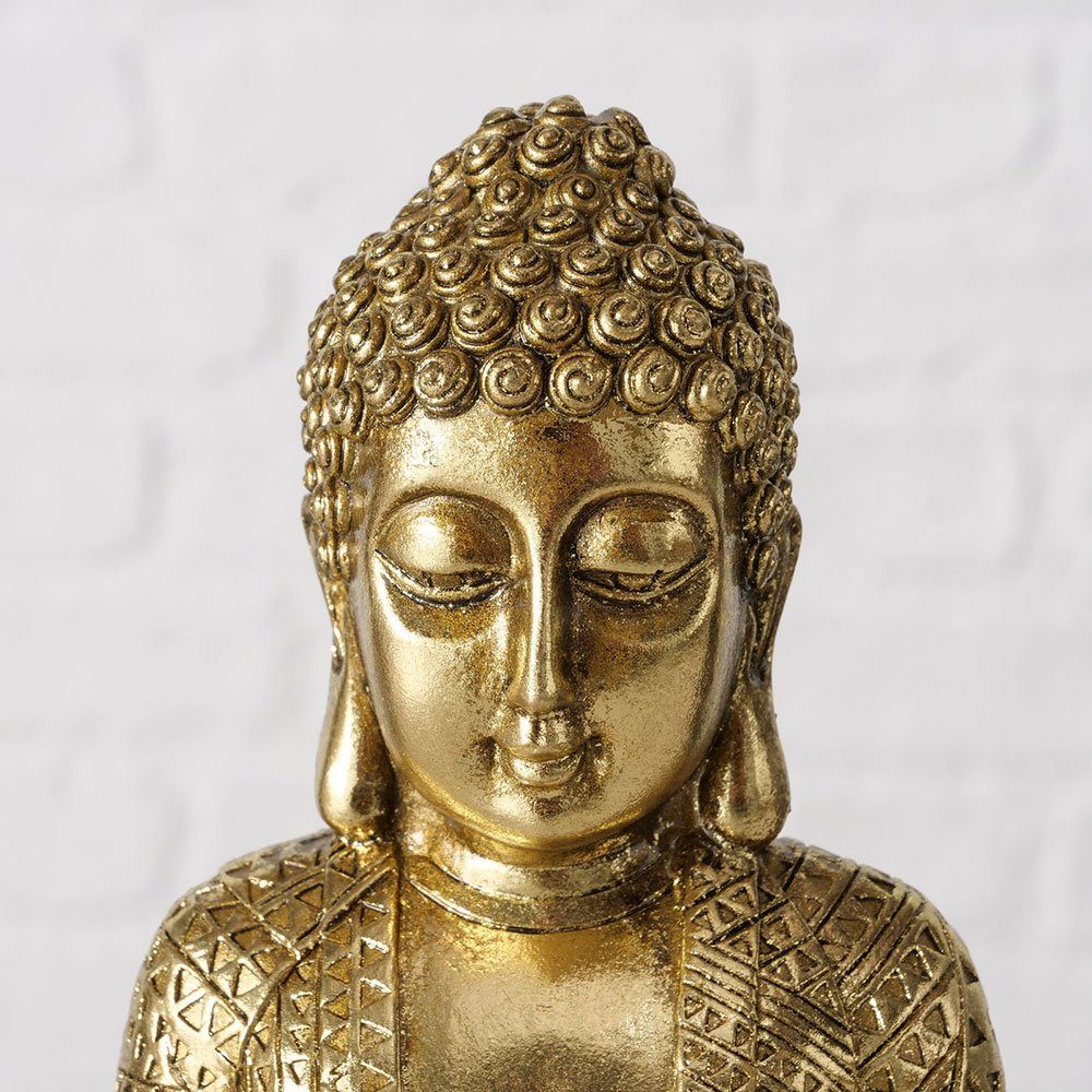 Buddha Skulptur Wohndekoration Dekofigur, Figur Wohnzimmer BOLTZE Dekofigur,