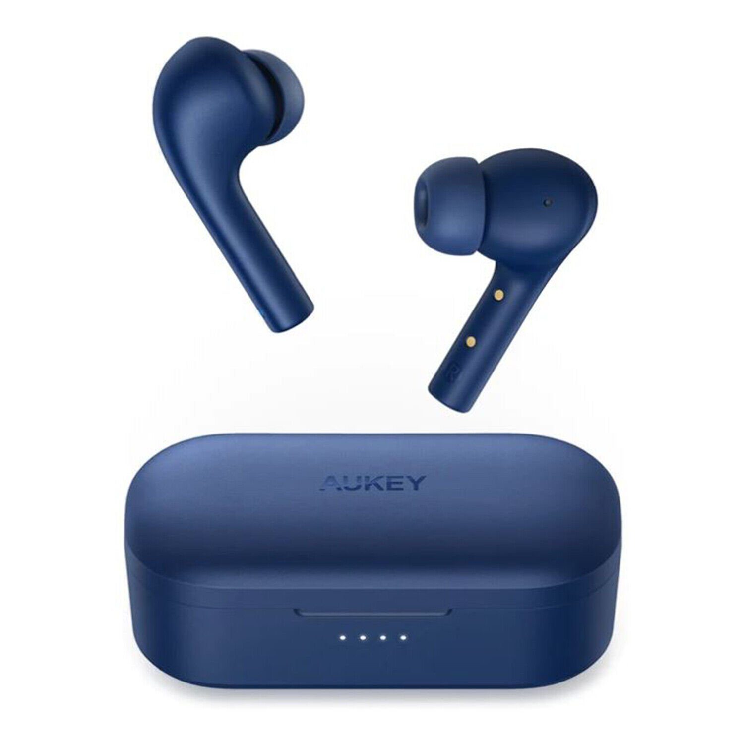 AUKEY EP-T21S wireless In-Ear-Kopfhörer (Sprachassistent, Bluetooth, 30h  Spielzeit, Touch Control, Noise Cancelling, BT5, IPX6)