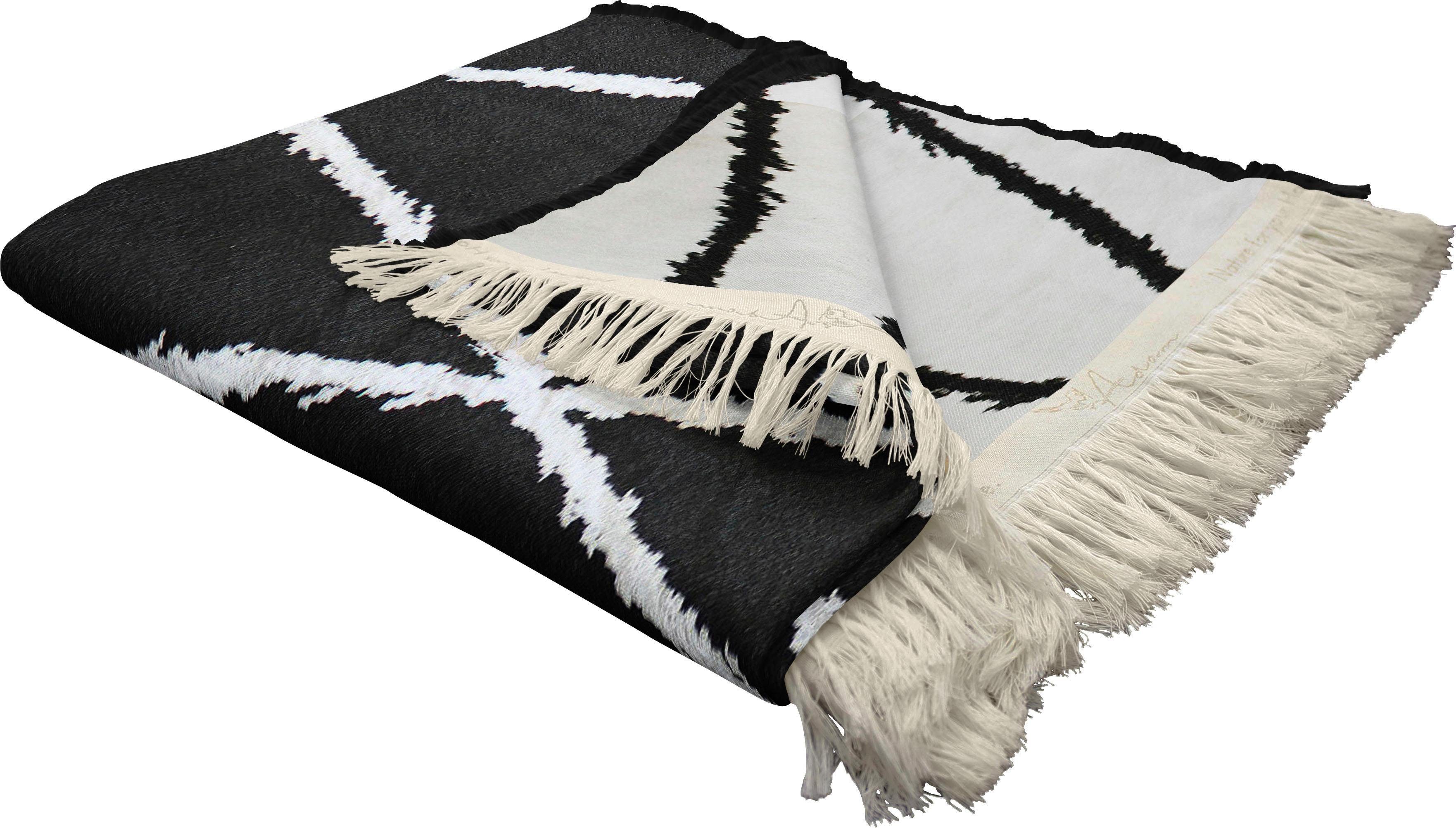 Wohndecke Casket Valdelana, Adam, mit grafischem Muster, Kuscheldecke
