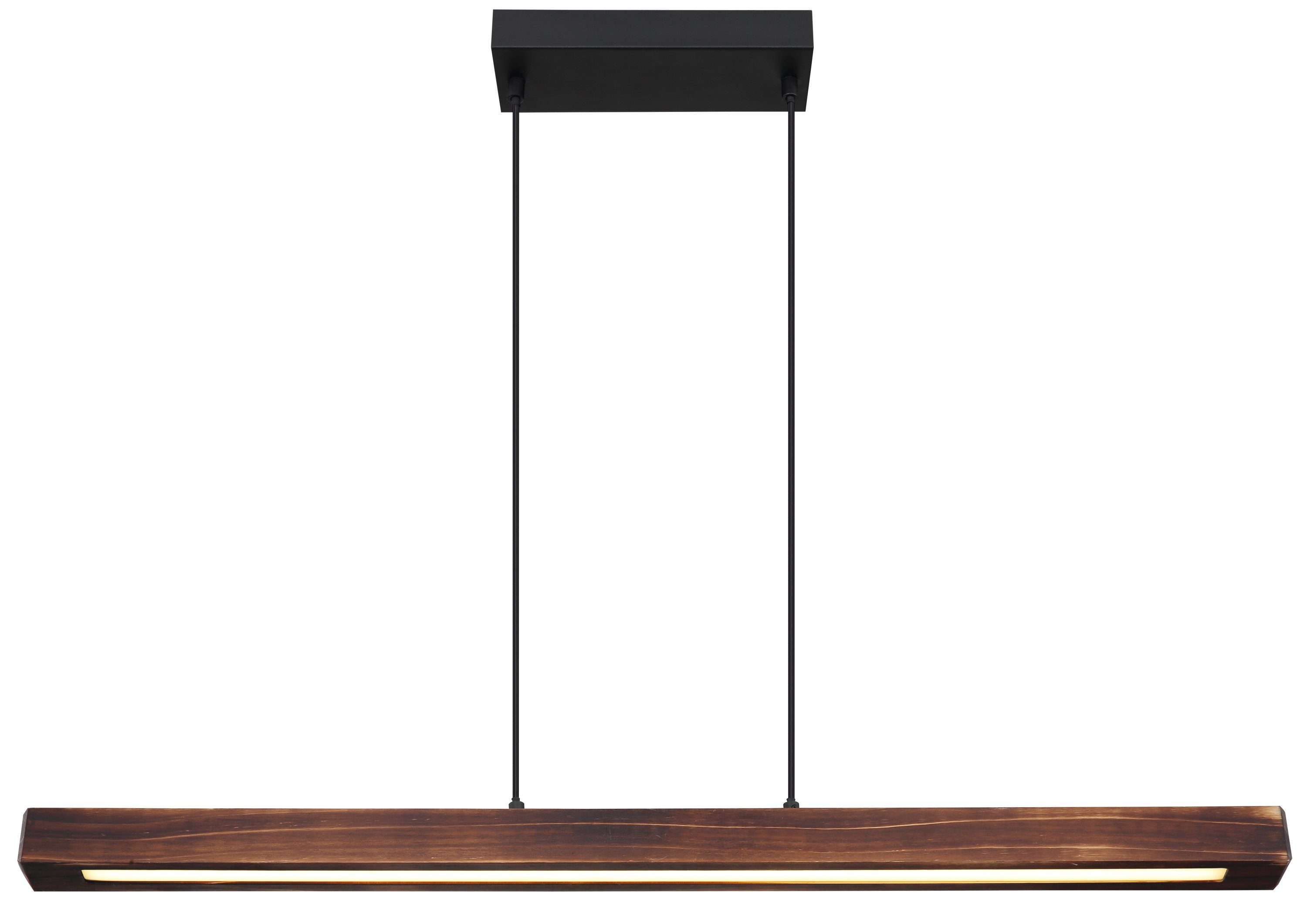 GLOBO LIGHTING Pendelleuchte GLOBO Lighting Hängeleuchte TIBEON LBH 90x8x120 cm schwarz Hängelampe, Warmweiß – Bild 3 von 4