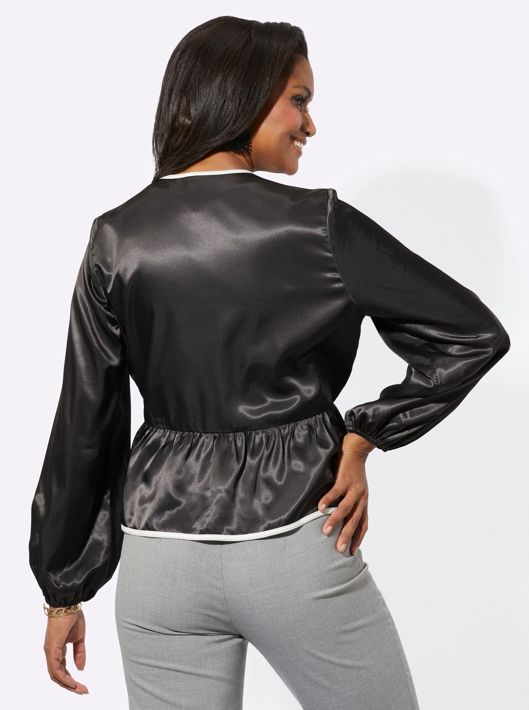 Witt Blusenblazer Blusenjacke Langarm