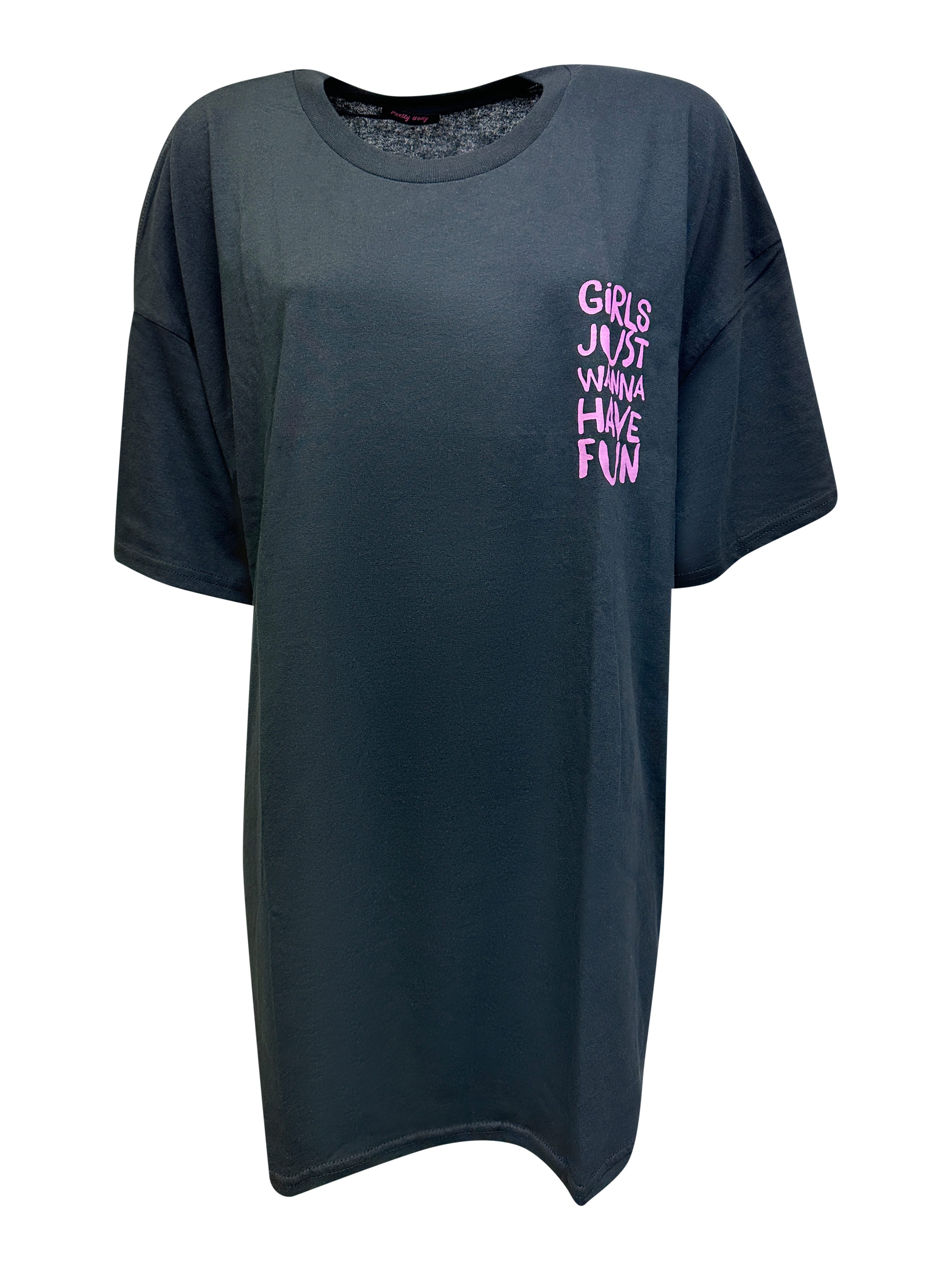 Worldclassca T-Shirt Worldclassca Oversized Girls Print günstig online kaufen