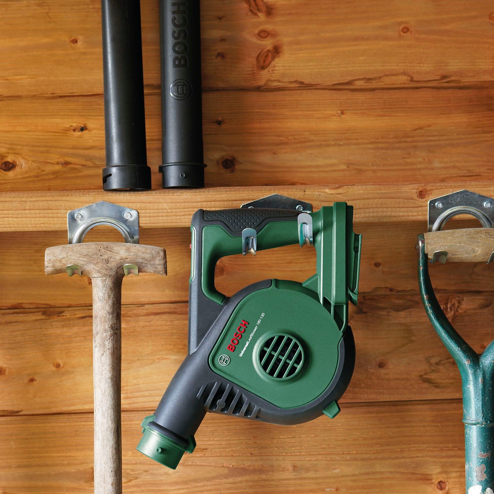 Bosch Home & Garden Akku-Laubbläser UniversalLeafBlower 18V-130, mit Akku 18V/2,5 Ah und Ladegerät