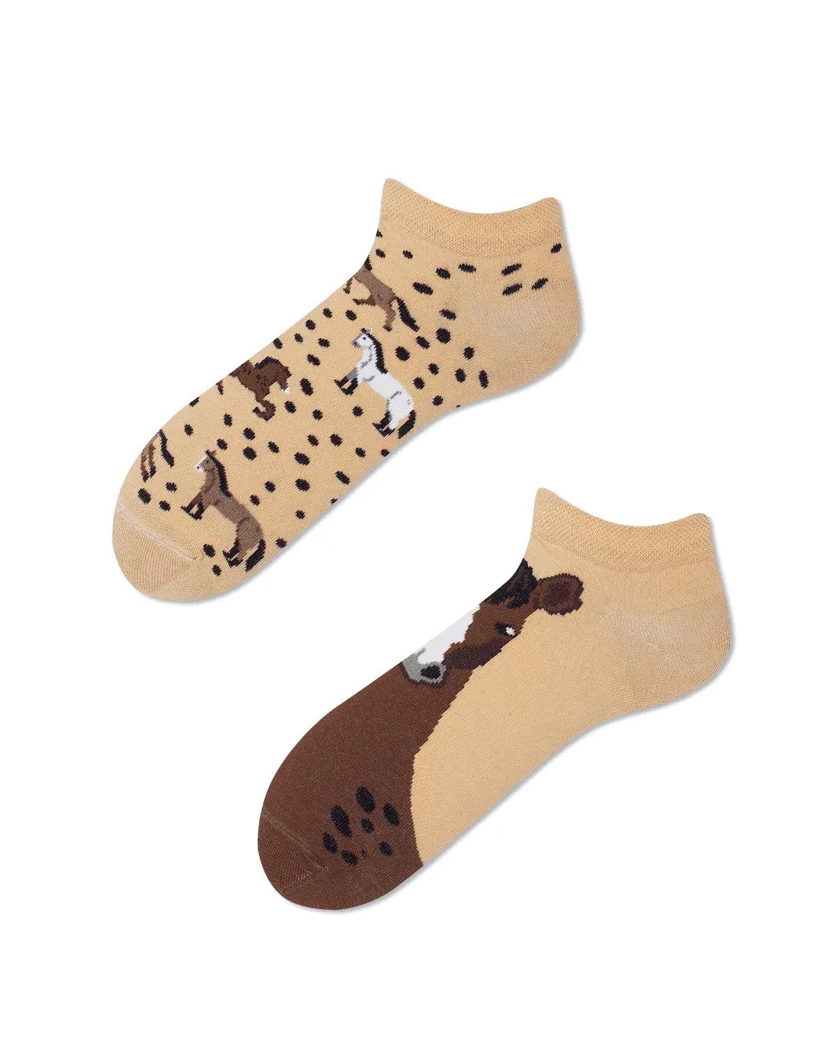 Many Mornings Sneakersocken Many Mornings Sneaker Wild Horse (1 Paar, 1-Paar, 1 Paar) immer ein dismatching Paar