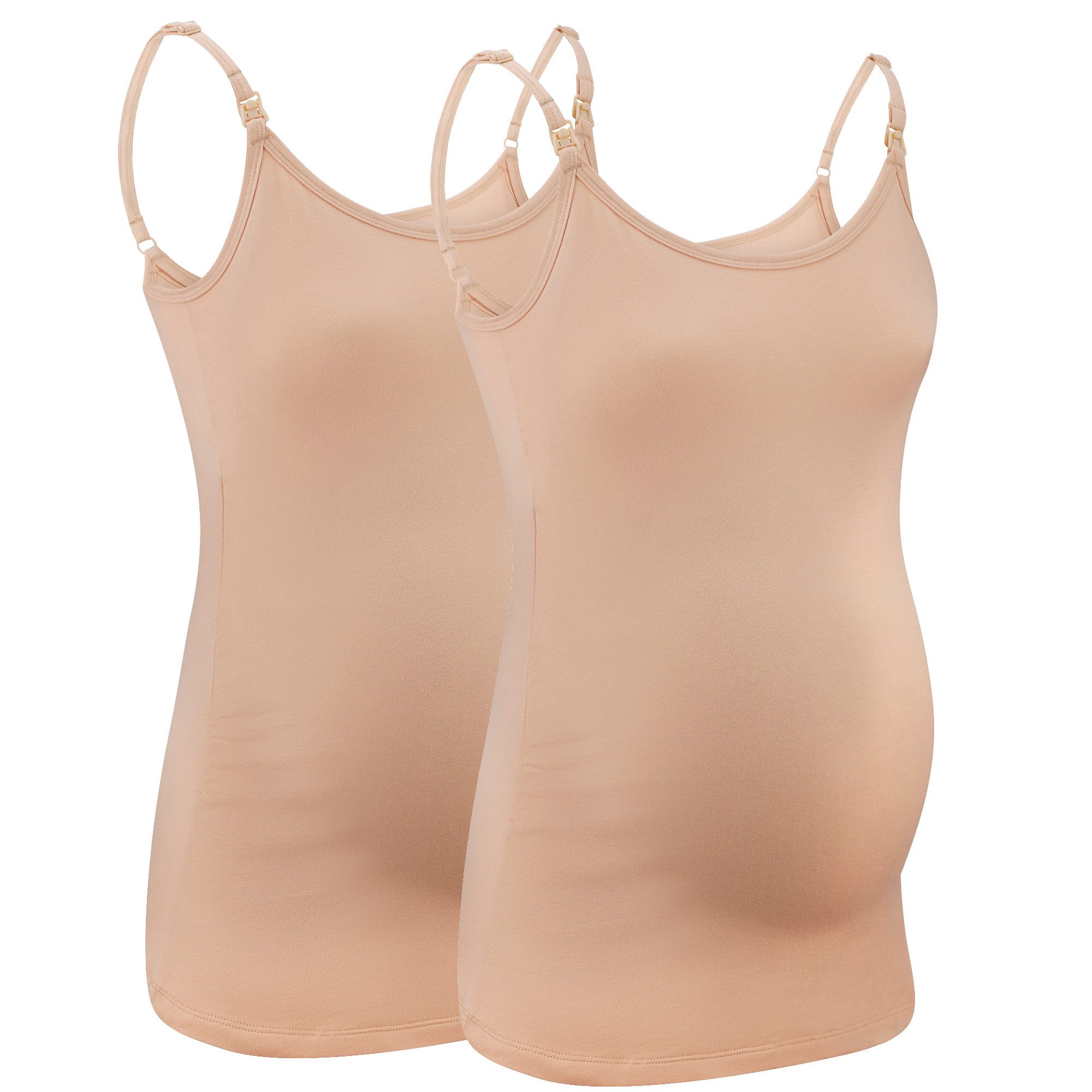 M.M.C. Stilltop Мода для кормящих мам Tanktop 2er Set Umstandsmode (2-tlg) Stillunterhemd