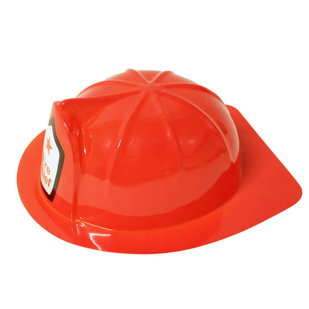 LG-Imports Spielzeug-Helm Feuerwehrhelm für Kinder – ca. 26 cm – Mit "Fire Chief"-Aufkleber, (6-tlg)