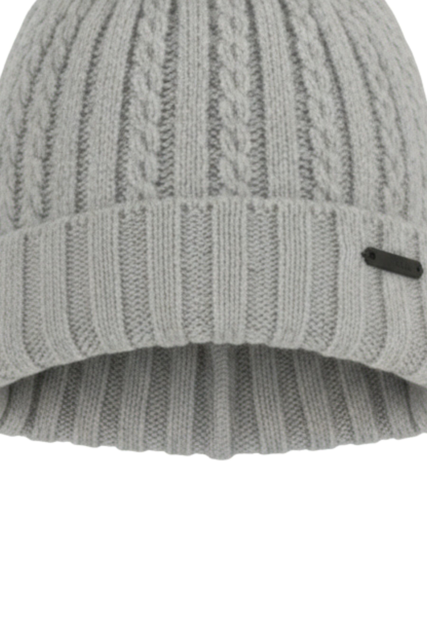 Diademita Beanie Damen-Wintermütze – Karizma mit Bommel (Set)