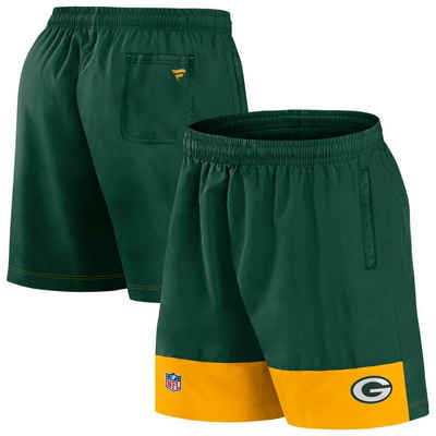 Fanatics Shorts Fanatics NFL Green Bay Packers Short Mesh Shorts grün gelb (1 Stück, 1-tlg)