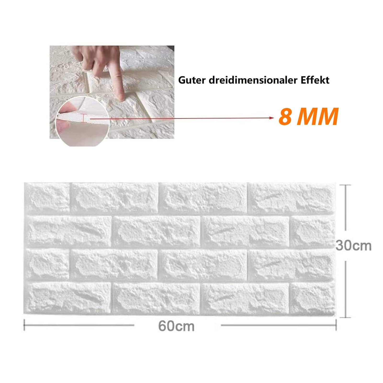 Youyijia Wandsticker Küchenrückwand Ziegel Wandaufkleber Deko günstig online kaufen