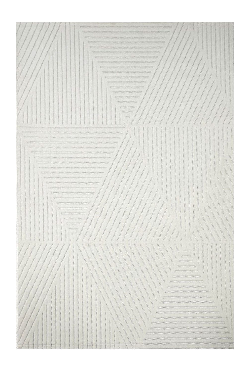 Vimoda Teppich Wohnzimmer Kurzflor Creme, Teppich günstig online kaufen