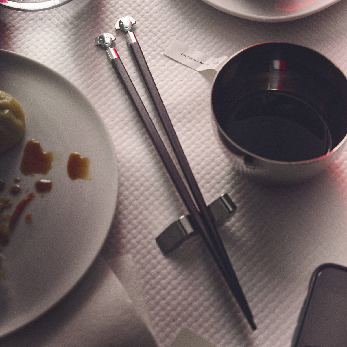 Alessi Essstäbchen Essstäbchen mit Ablage ANNA