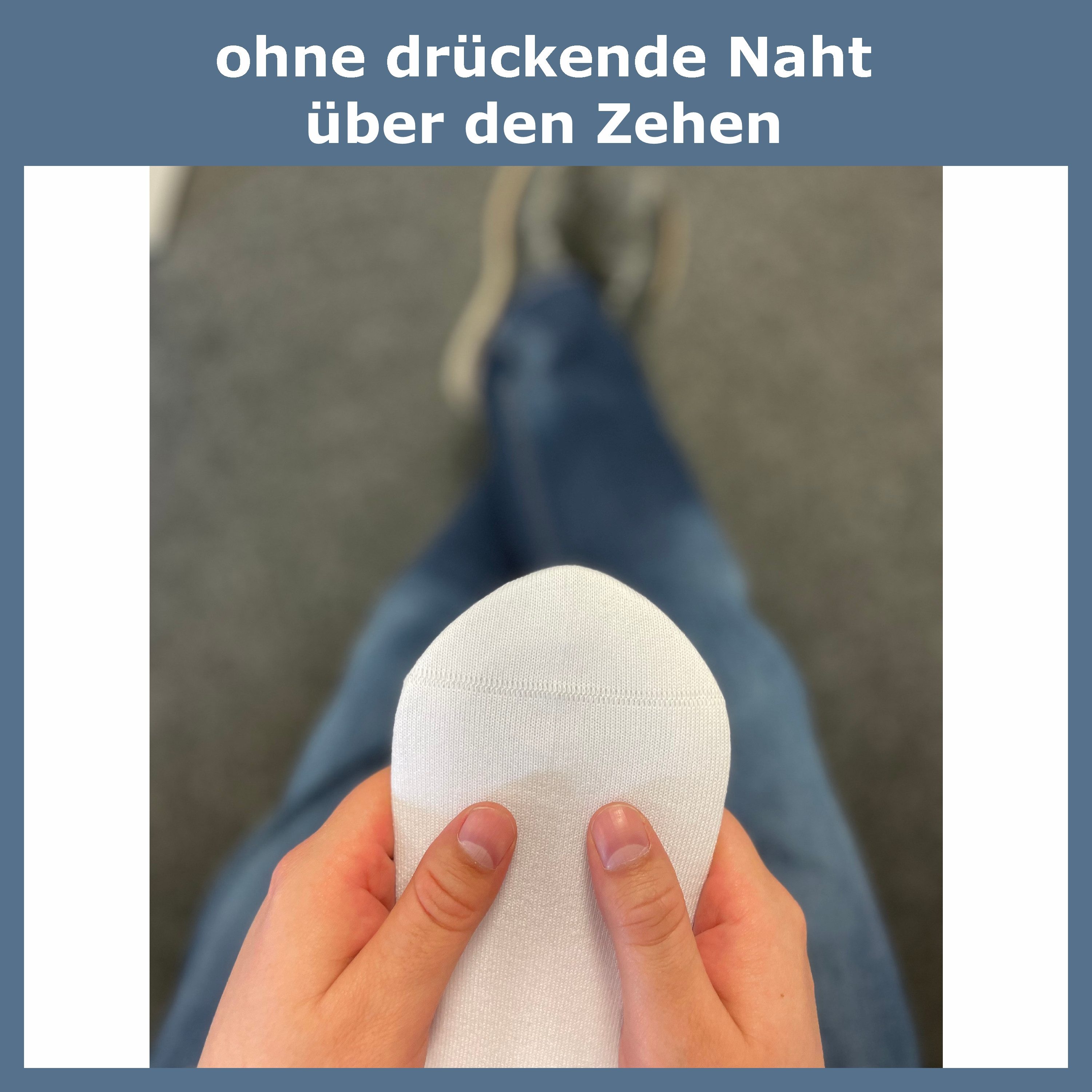GAWILO Diabetikersocken für Damen ohne Gummidruck & ohne drückende Naht (6 Paar) Extra breiter Piquet-Strick am Komfortbund der nicht einschneidet