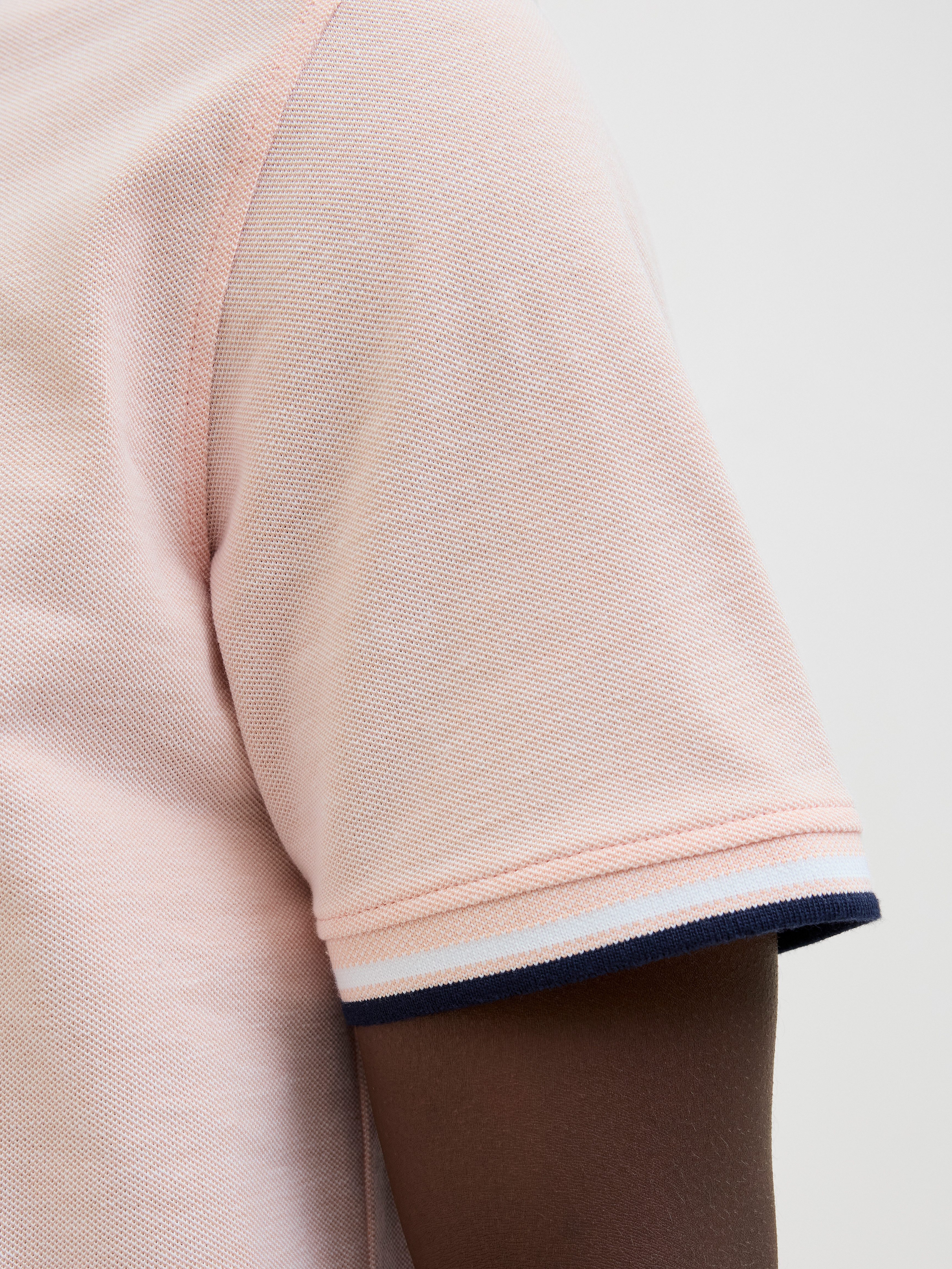 Jack & Jones Poloshirt JJEPAULOS POLO SS NOOS Baumwolle, slim fit