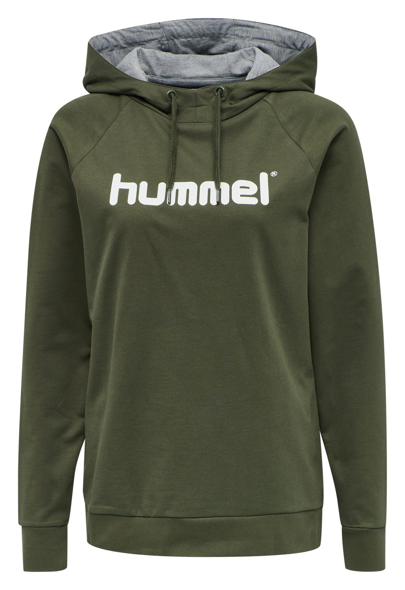 Sweatshirt Go Cotton Logo Hoodie Woman