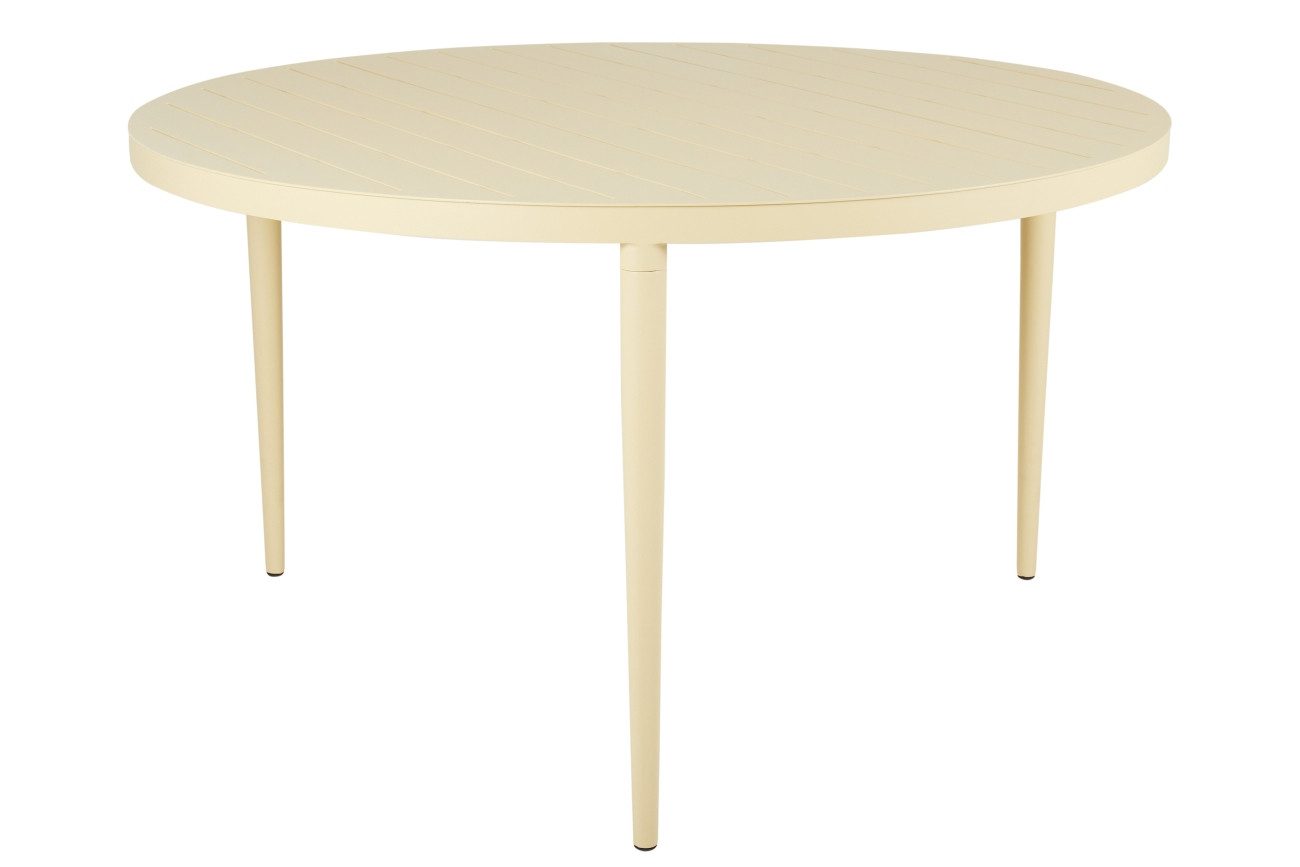 Brafab Esstisch Bigby Ø 130 cm, Lemon, Geeignet für 4-6 Personen