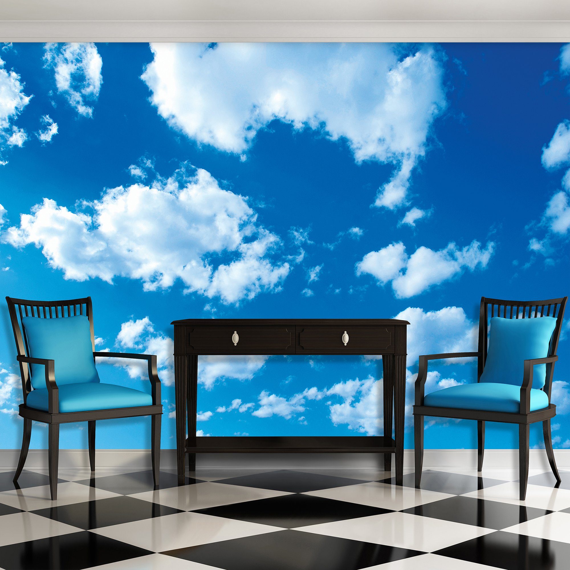Wallarena Fototapete Natur - Mehrfarbig - Modern - Vlies - Wohnzimmer, glatt, 104x70cm