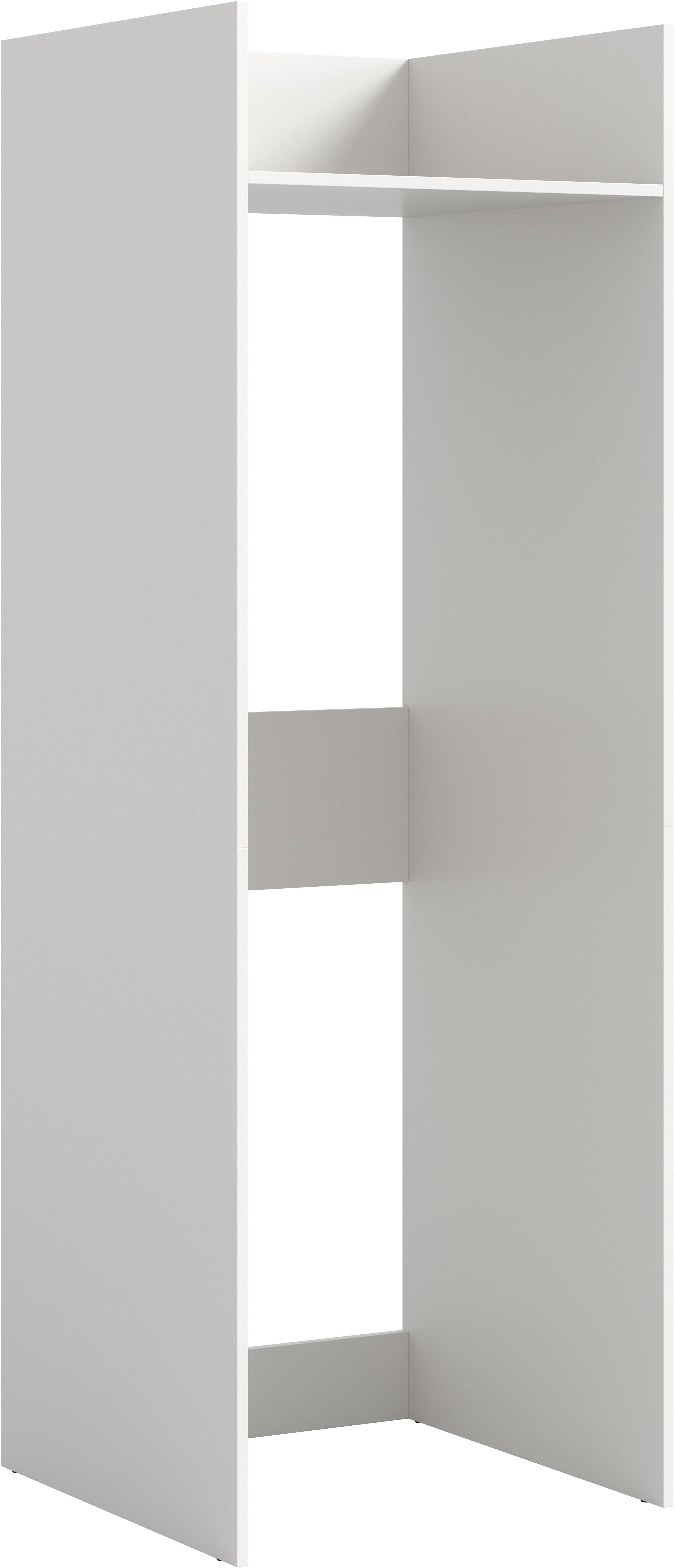 welltime Waschmaschinenumbauschrank FALAS, Höhe 195 cm, 1 Boden, für Waschmaschine &Trockner (1-St., in verschiedenen Farben erhältlich) Waschmaschine, Trockner, Waschmaschinenschrank, Umbauschrank, Wäsche