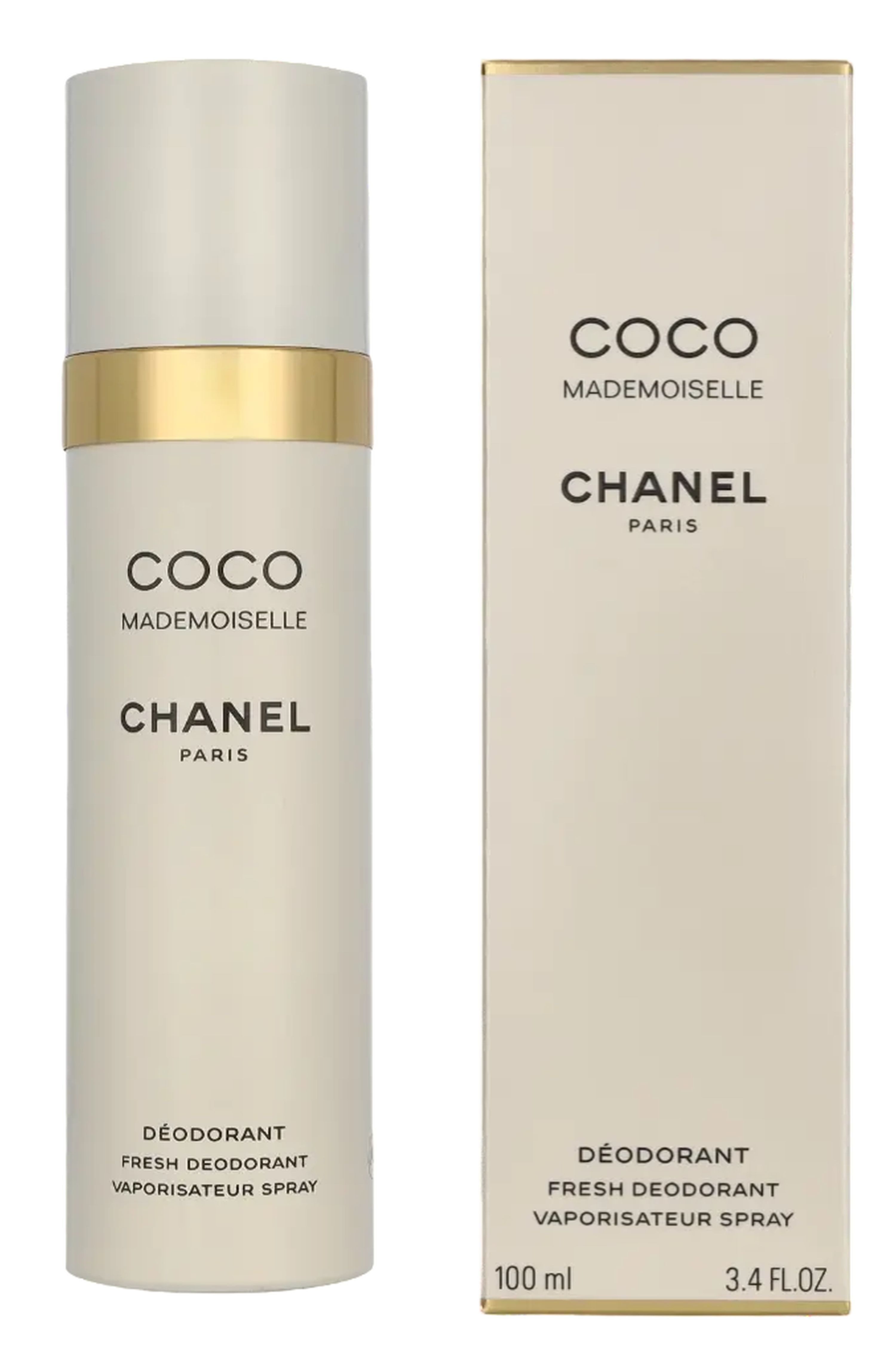 CHANEL Deo-Zerstäuber Coco Mademoiselle Damen Deodorant Spray, Frisch-orientalischer Duft mit Orange, Rose und Patchouli