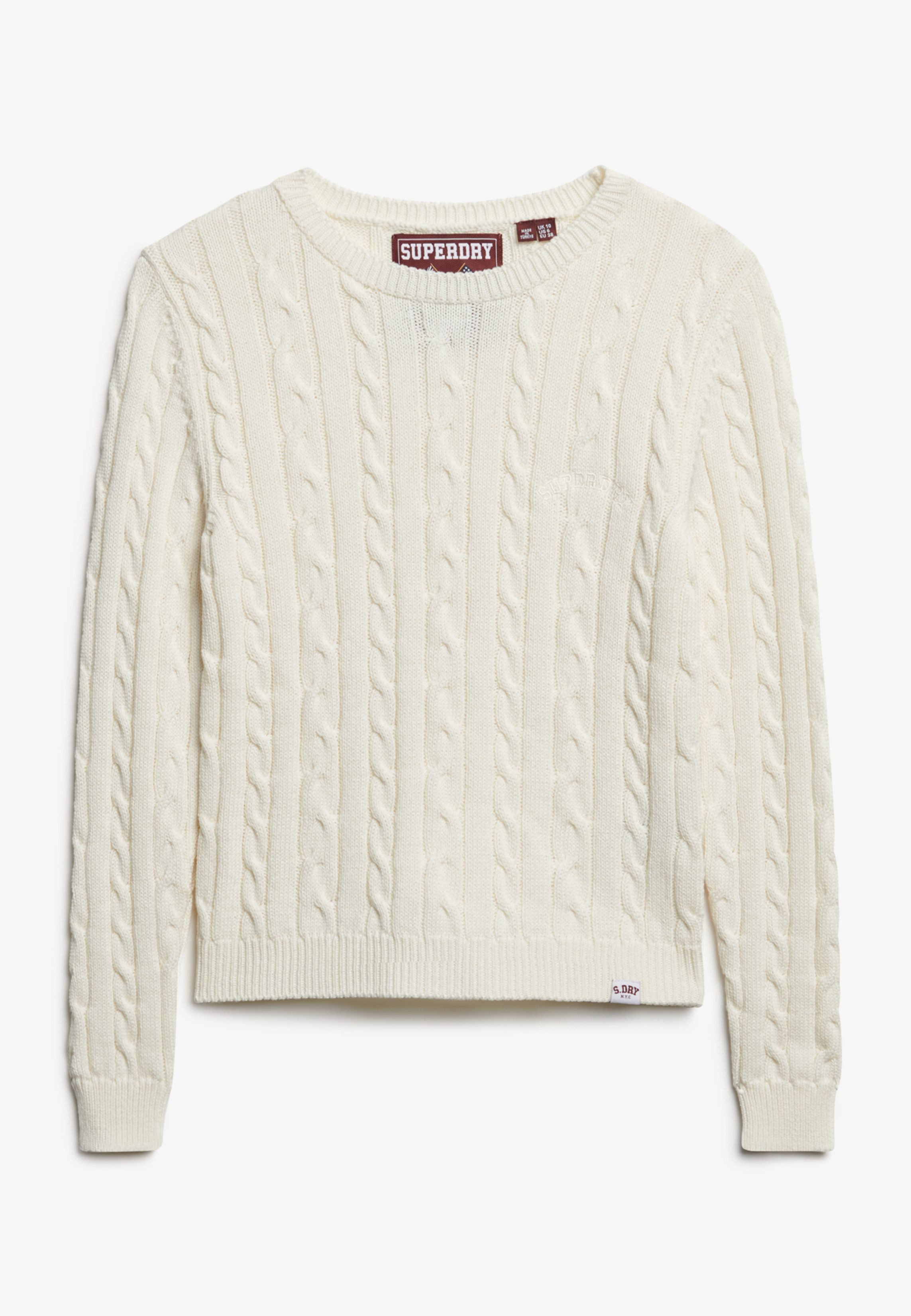 Strickpullover ESSENTIALS SLIM CABLE JUMPER