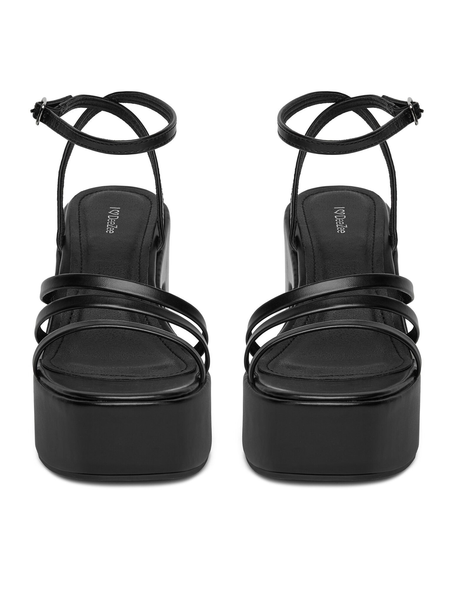 DeeZee Deezee Damensandalen Schwarz F7178-16 Sandale – Bild 3 von 5