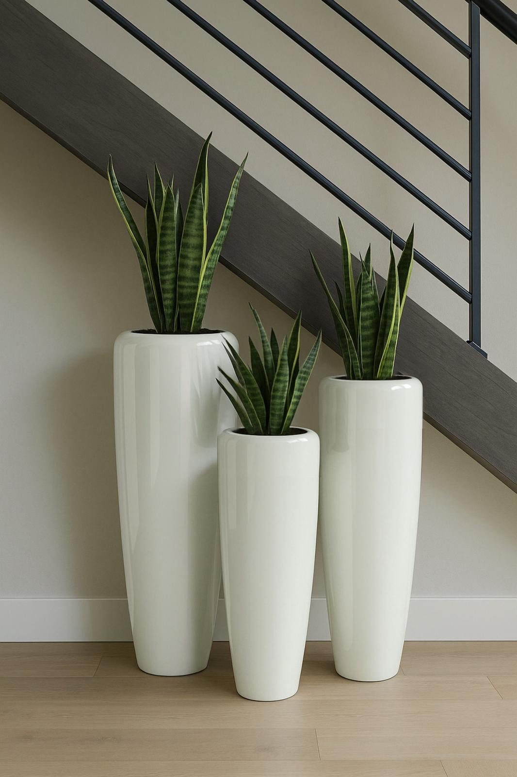 Seyila Home Pflanzkübel Hochwertige Bodenvase/Pflanzkübel Serie Alaya Fiber günstig online kaufen