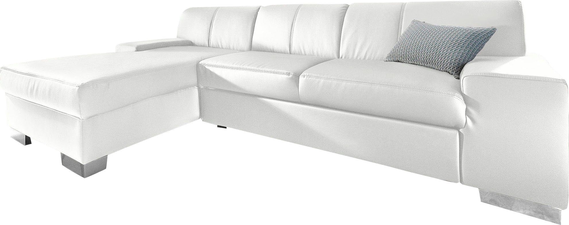 DOMO collection Ecksofa "Star, zeitlose Formensprache, elegante Optik, L-Fo günstig online kaufen