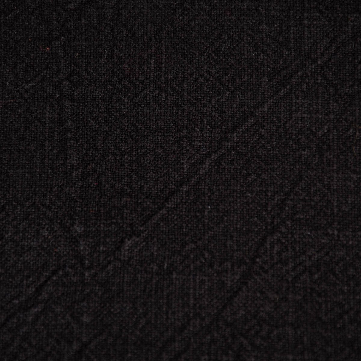 SCHÖNER LEBEN. Tischdecke Tischdecke Leinen mit BW-Anteil schwarz von SCHÖNER LEBEN., handmade