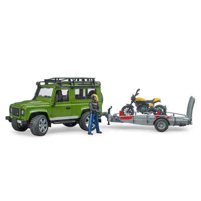 Figur und Quad Bruder 01696 Jeep mit Anhänger 