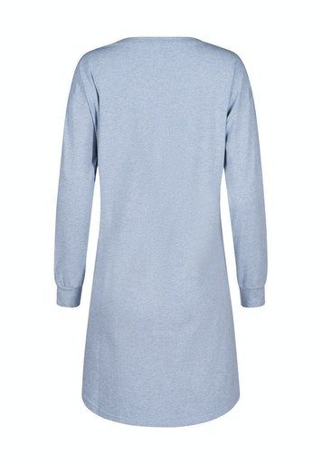 Skiny Sleepshirt Night In Mix & Match bequem, weich, lange Arme, lockere Passform, Baumwollmix