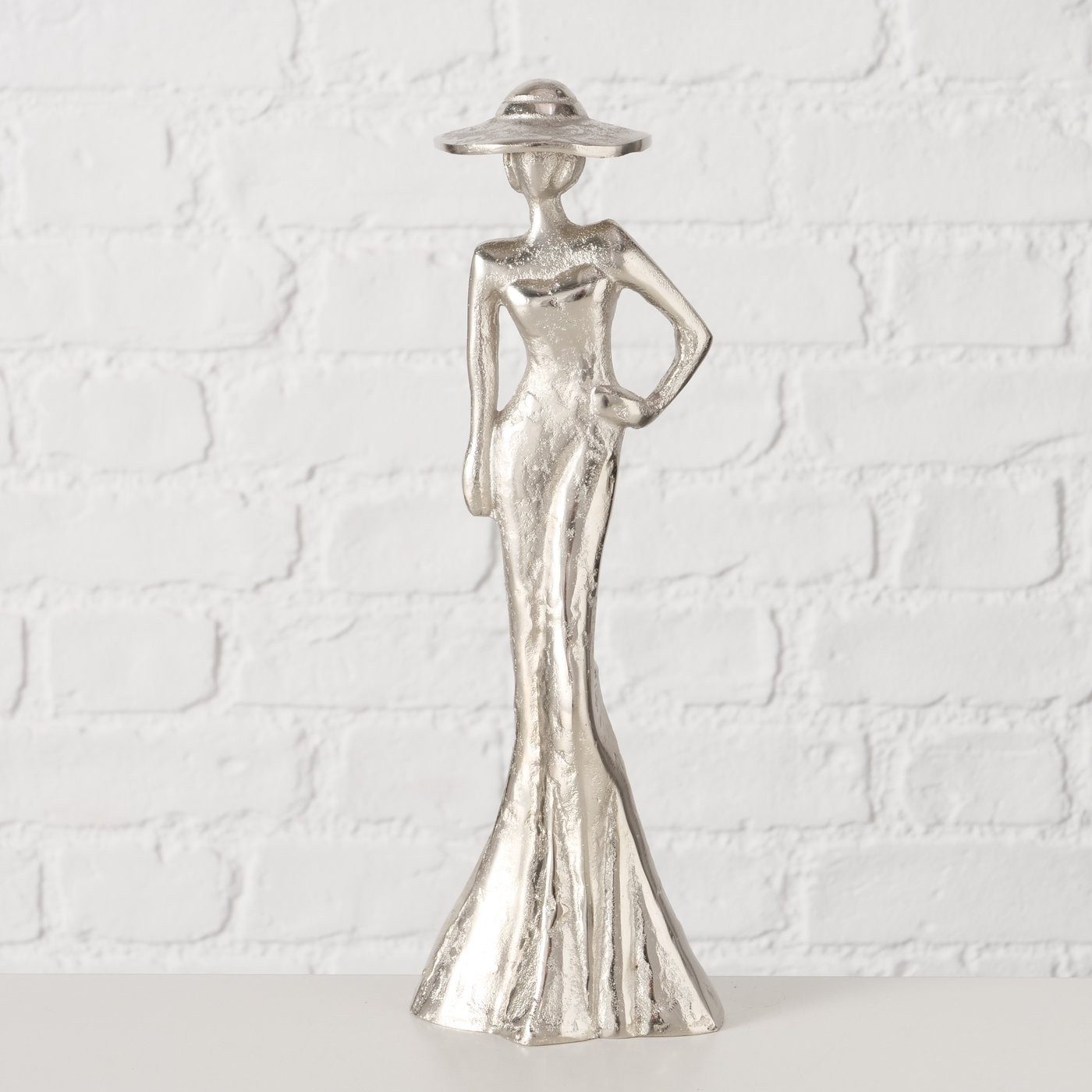 MF Dekofigur Lady Tatjana Elegante Aluminium Figur in Silber – Deko für Inn günstig online kaufen