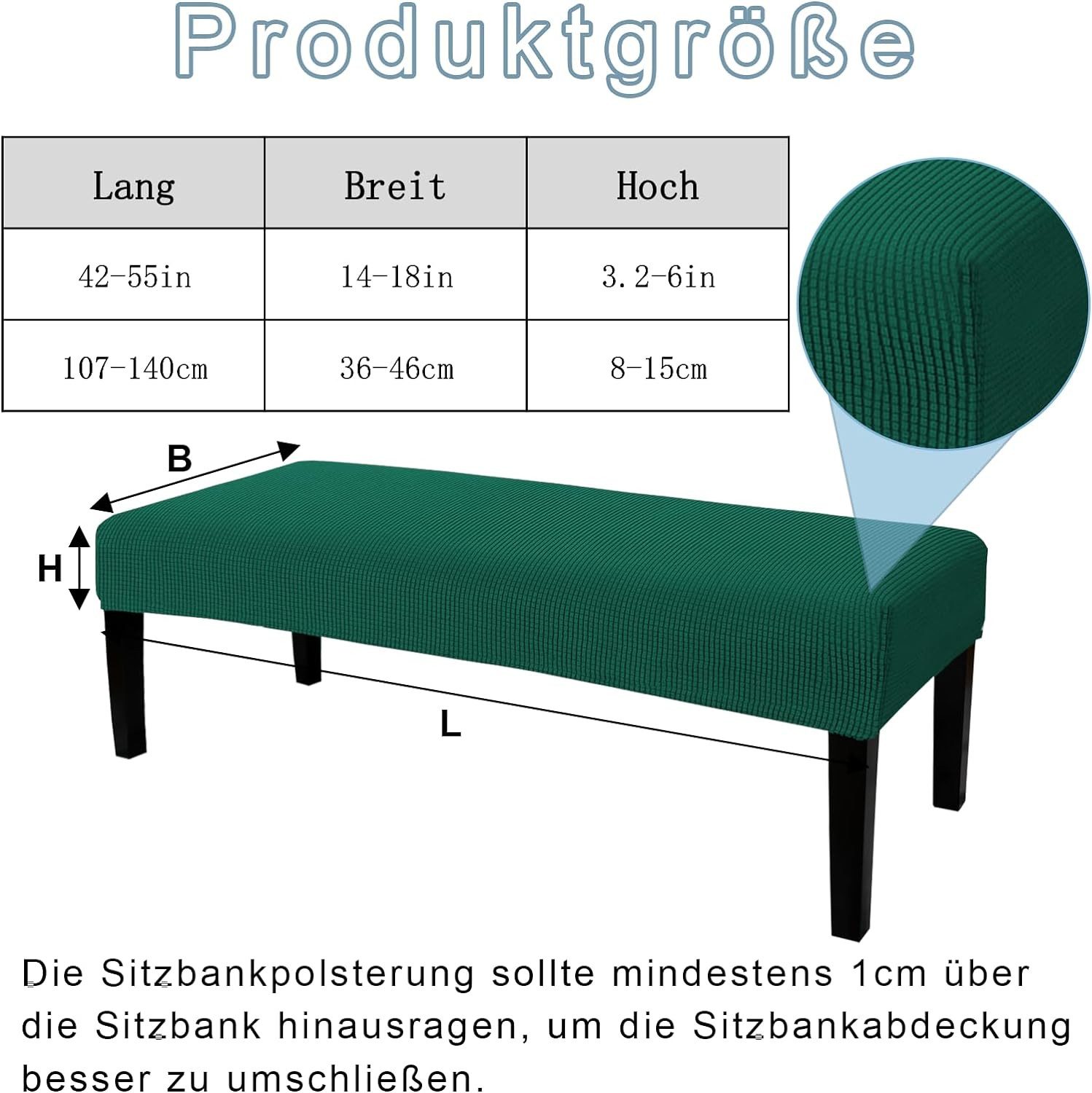 Coonoor Stuhlhusse Universal-Bezug für Esszimmer-Bank, elastisch günstig online kaufen