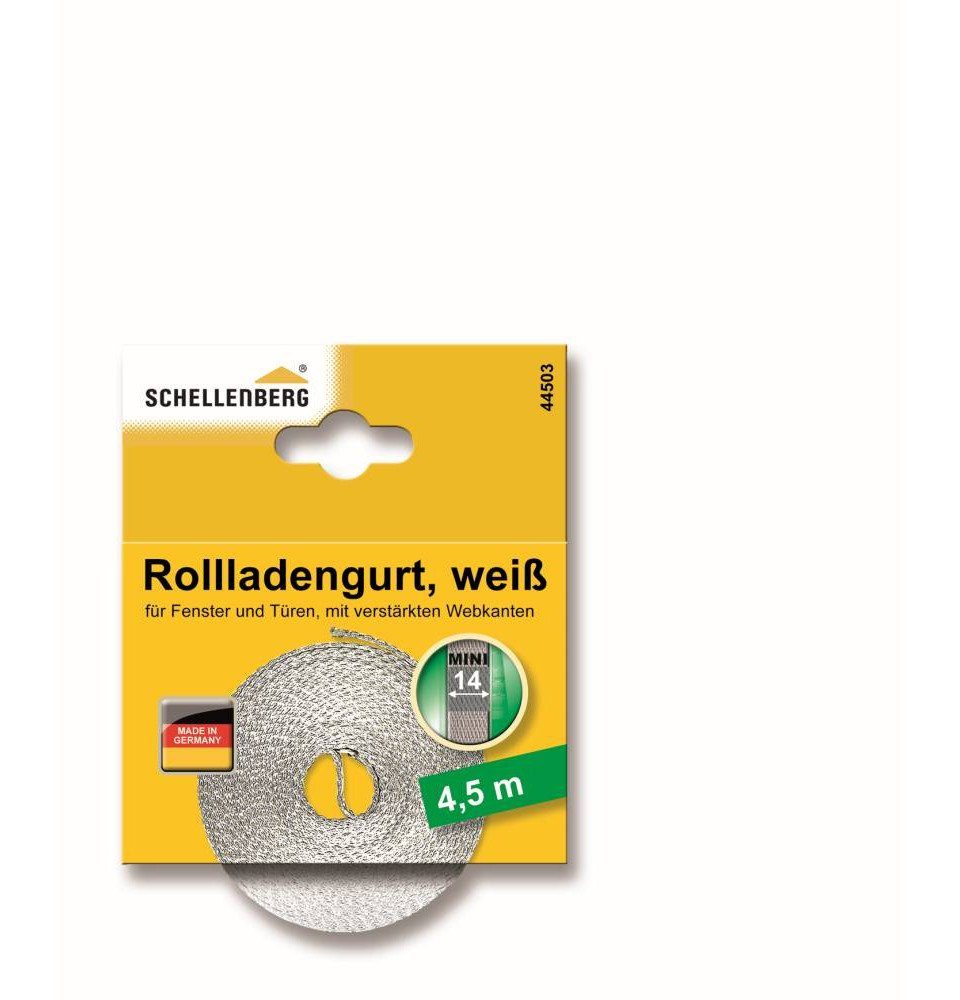 SCHELLENBERG Rollladengurt Schellenberg Rollladengurt weiß Breite 14 mm -