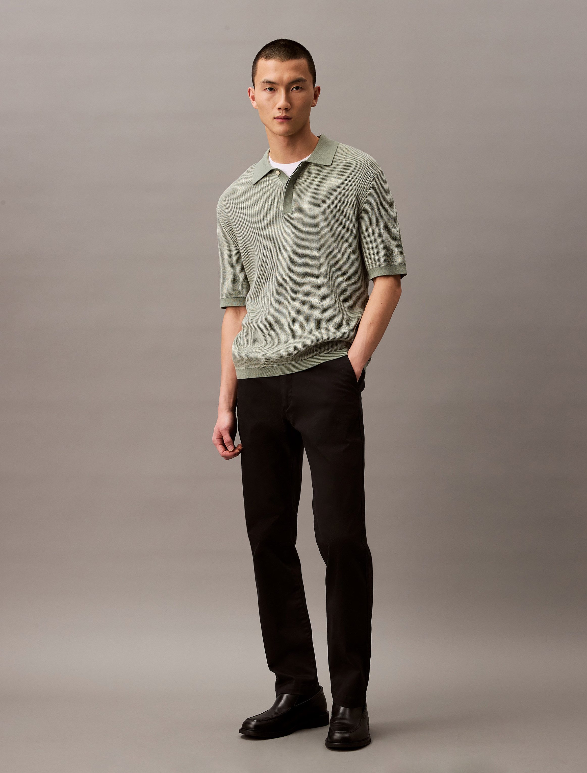 Calvin Klein Stoffhose SLM CTTN STRTCH günstig online kaufen