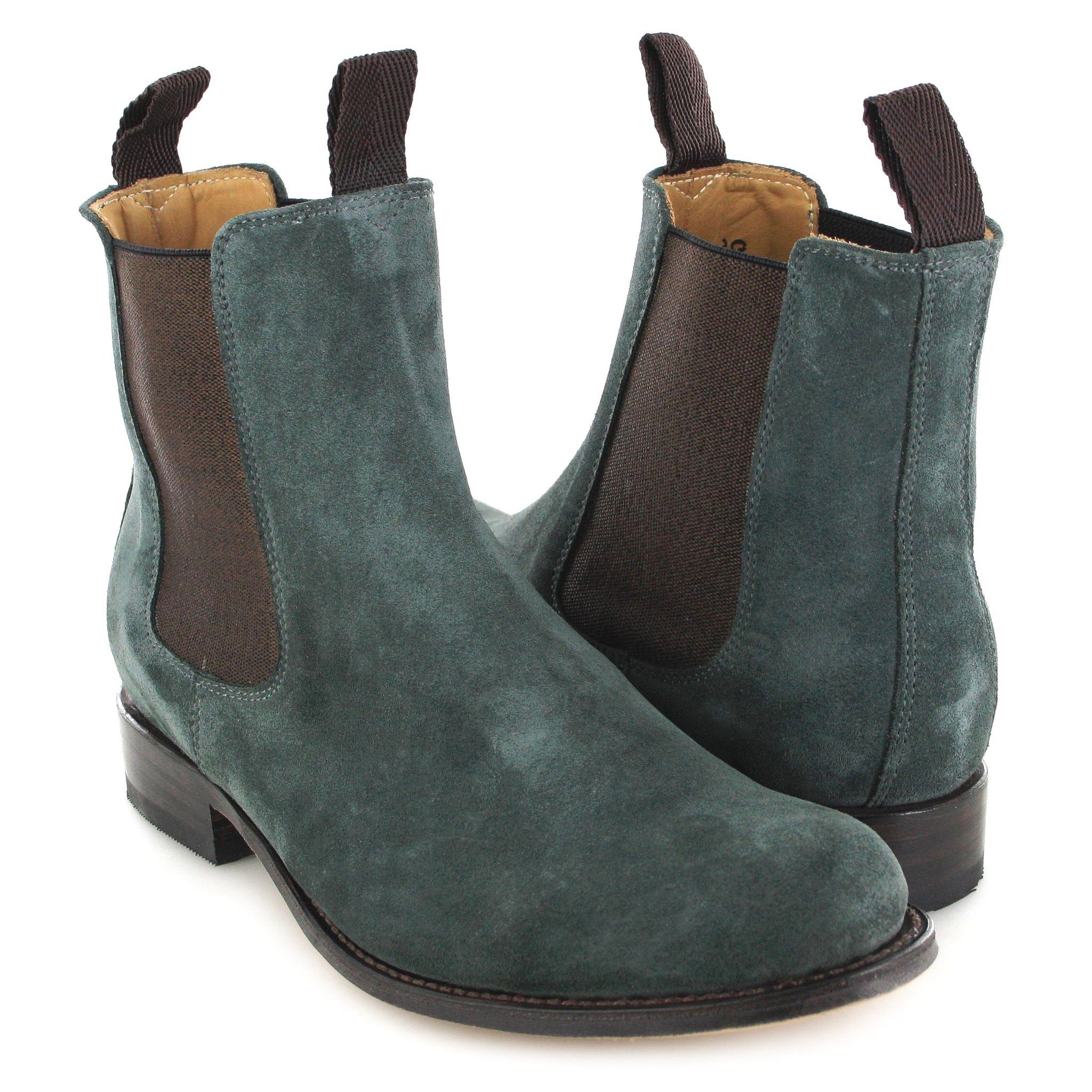 Sendra Boots STREET 5595 Grün Stiefelette Damen Chelsea Boot