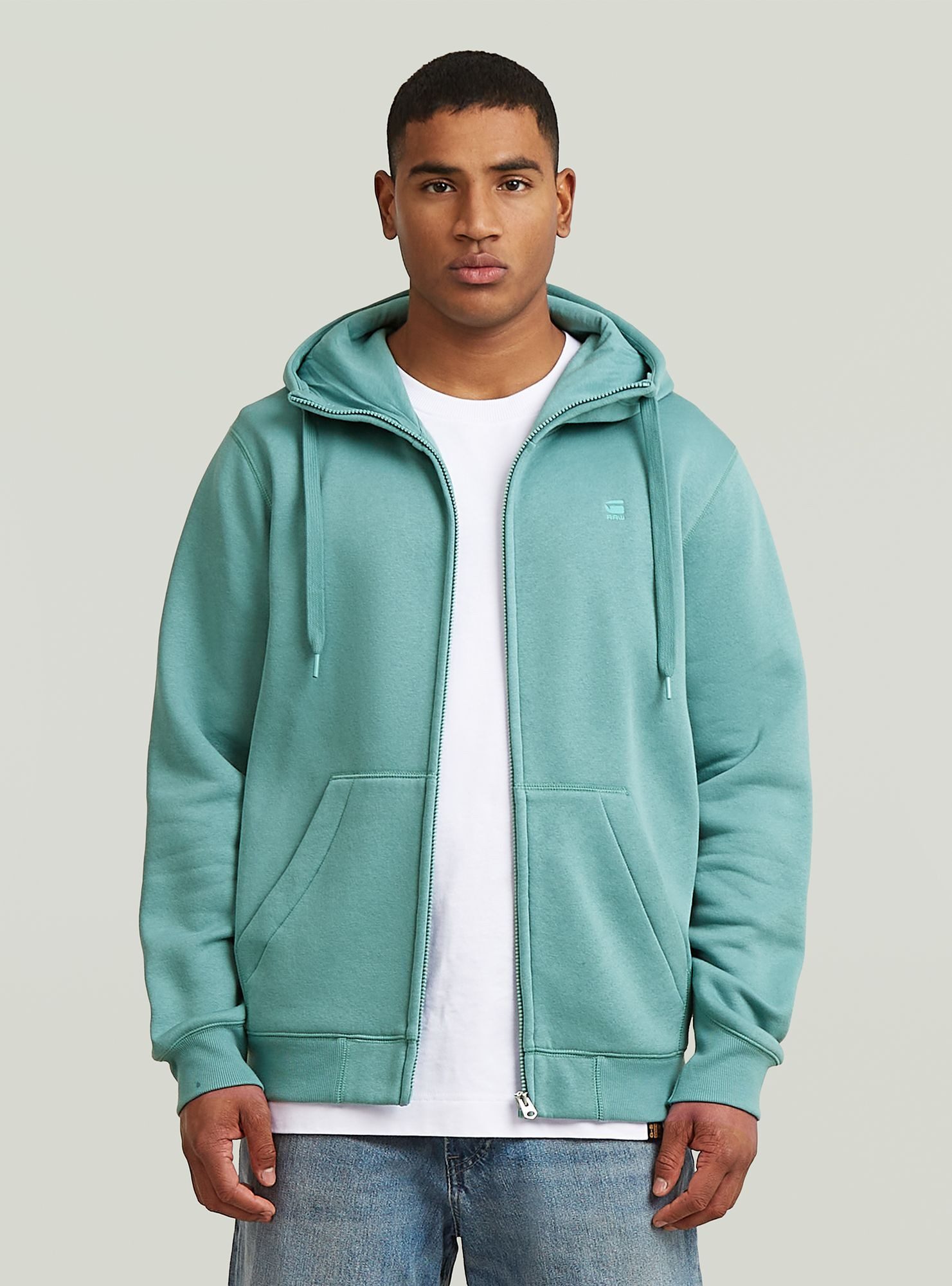 G-STAR Longpullover Premium Core Hooded Zip Sweater