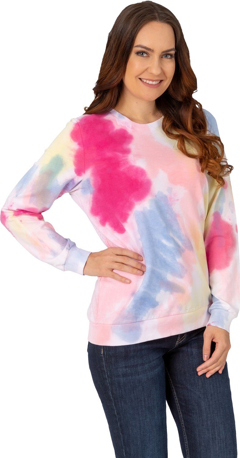 Gio Milano Sweater G24-1115 in bunten Batic-Design