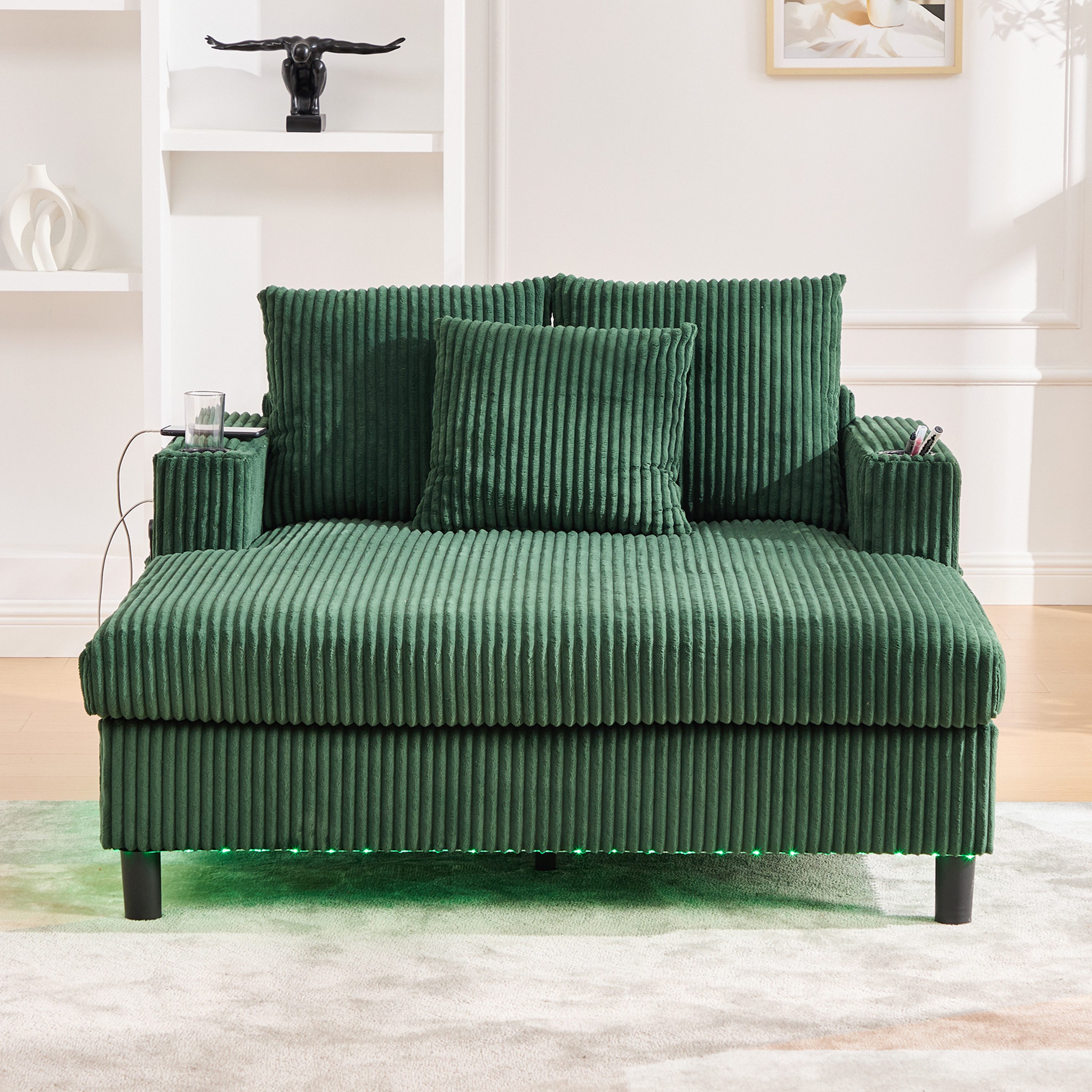 STILVORA Relaxsessel Liegestuhl Loungesessel mit Getränkehaltern,Sessel mit günstig online kaufen