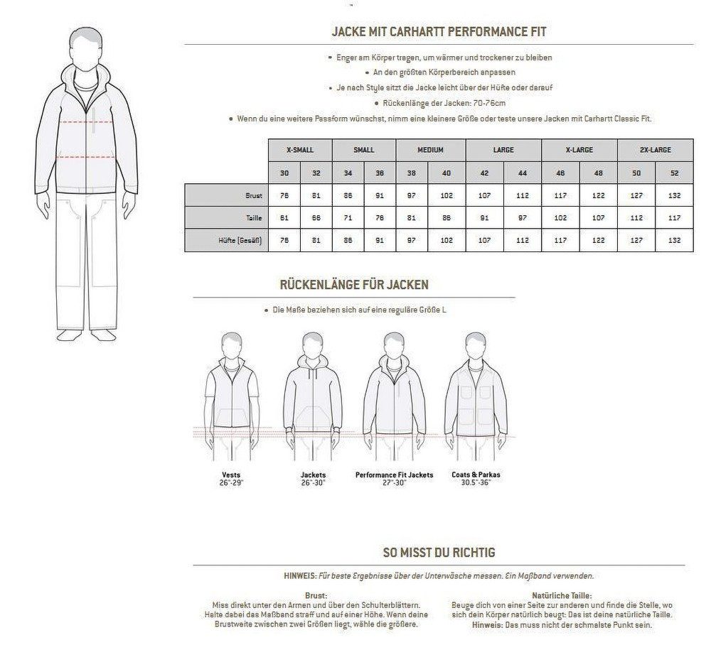 Carhartt Funktionsjacke SD Bonded Detroit 105002 günstig online kaufen