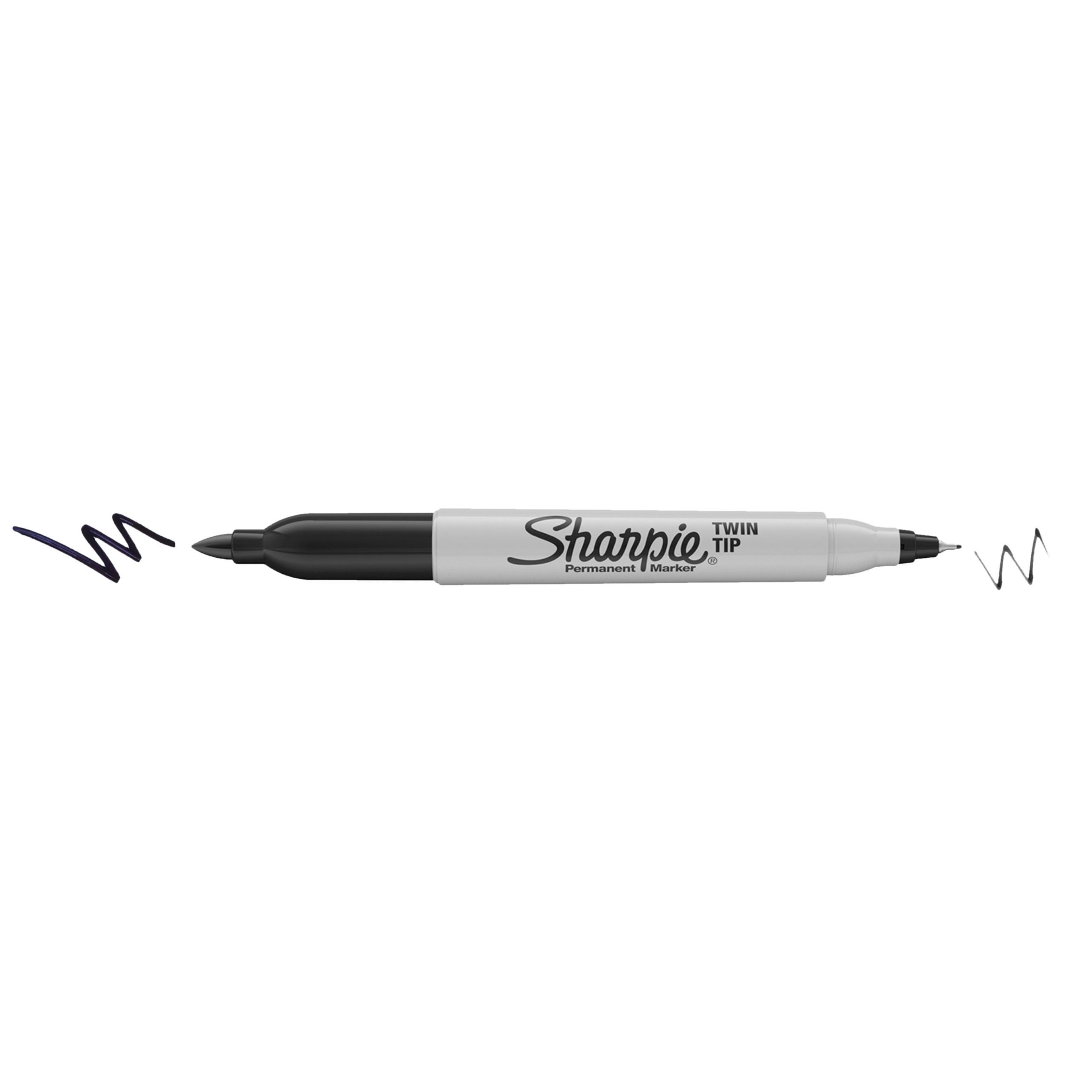 Sharpie Permanentmarker Sharpie S0811100 Маркеры "TWIN TIP", Strichfarbe: schwarz