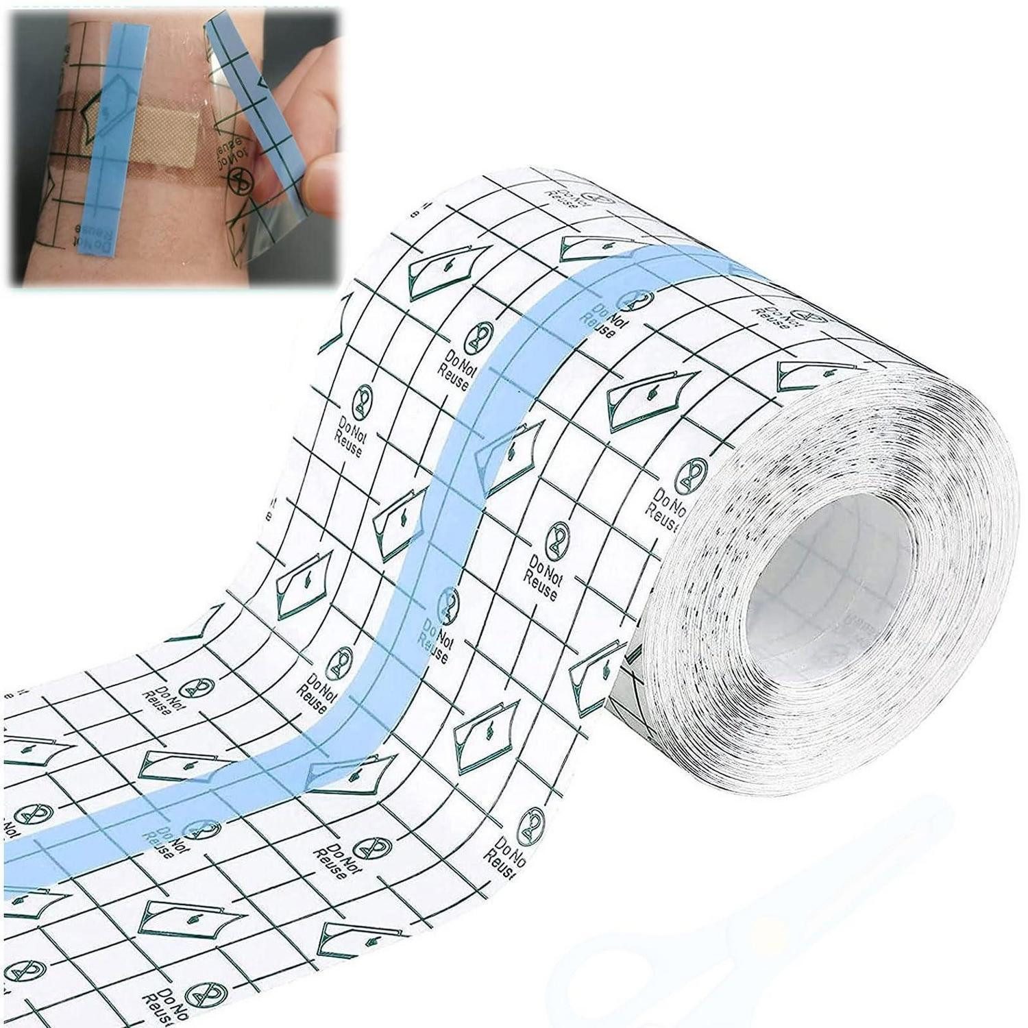 LuxusKollektion Wundpflaster Pflaster wasserdicht transparent Folienverband 10cm X 10m